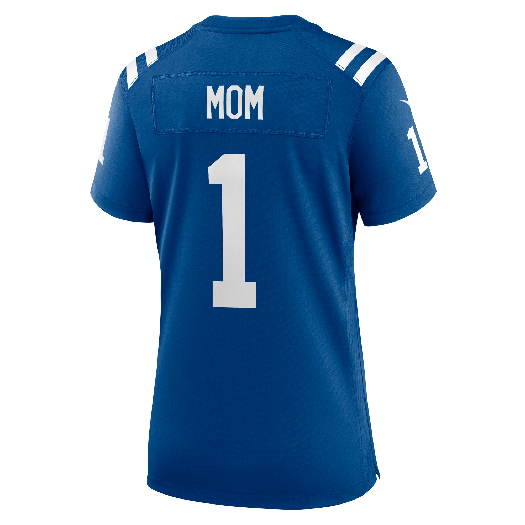 Women's Indianapolis Colts Number 1 Mom Royal Game Jersey JS2976 Saliibo - Image 3