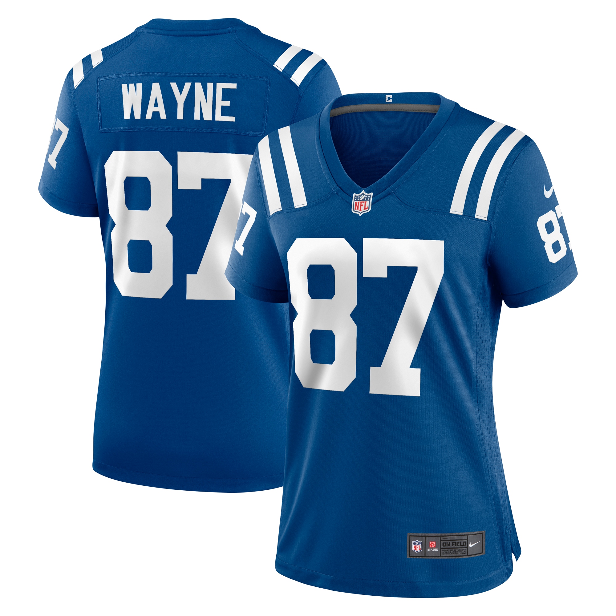 Women's Indianapolis Colts Reggie Wayne Royal Retired Player Game Jersey JS4872 Saliibo