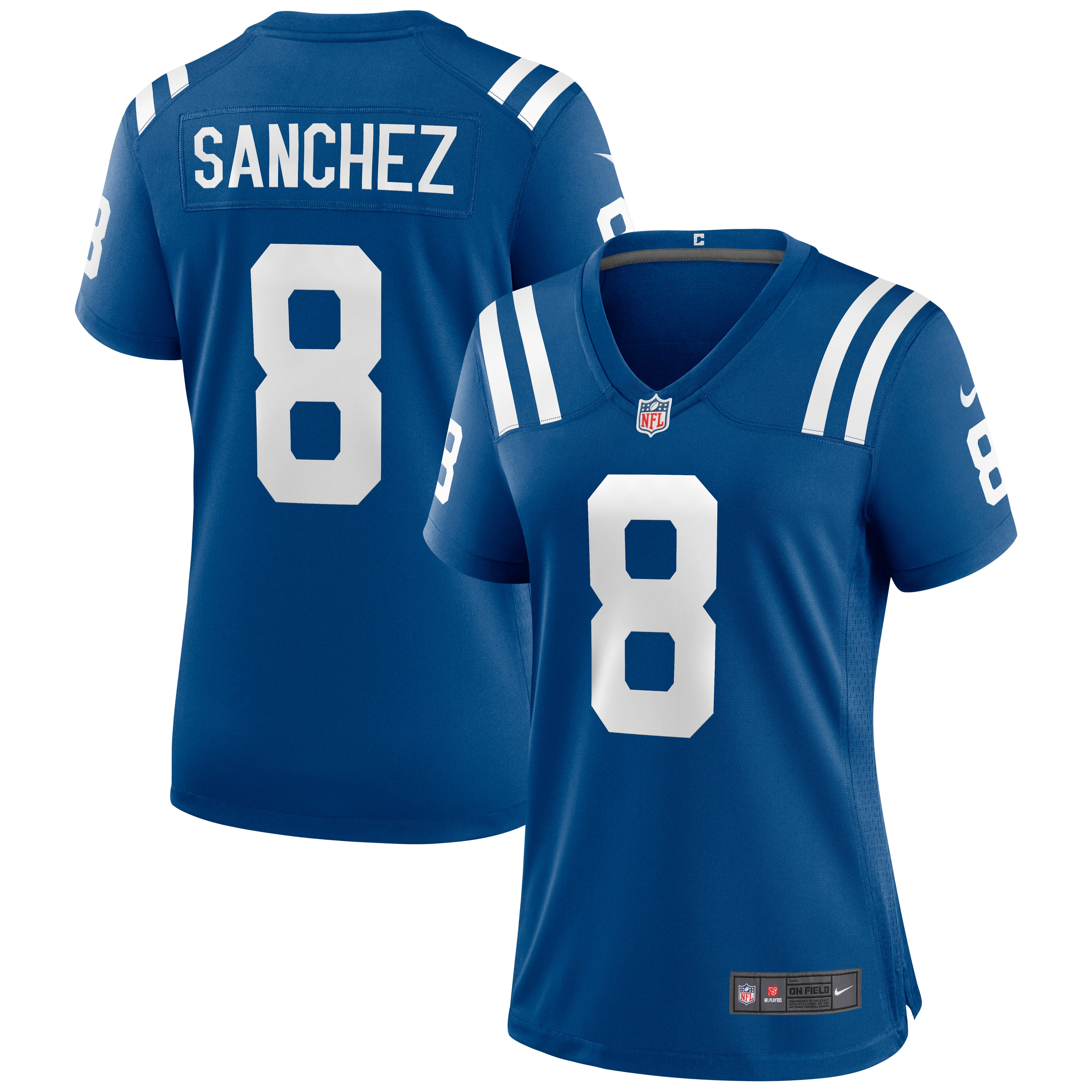 Women's Indianapolis Colts Rigoberto Sanchez Royal Game Jersey JS7510 Saliibo