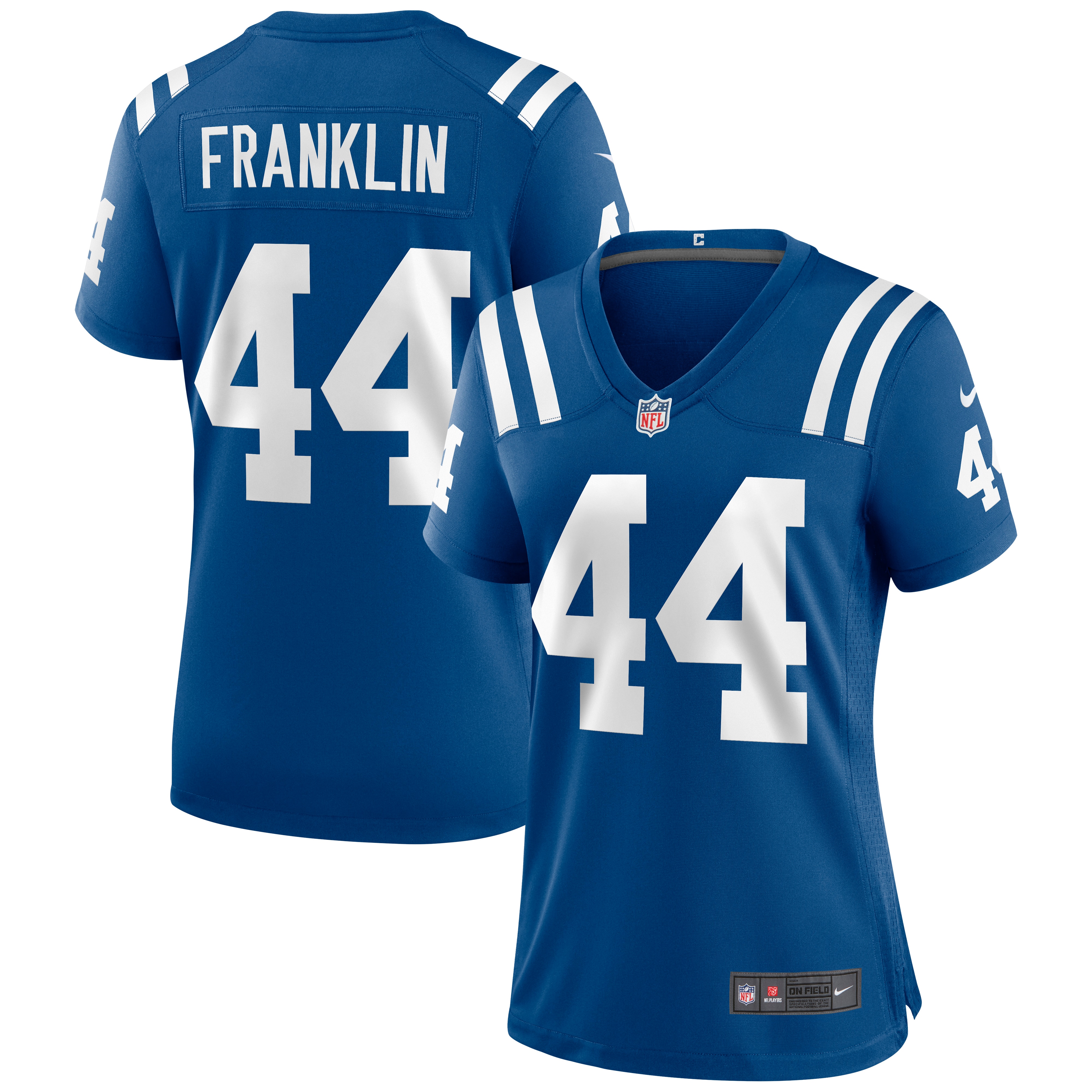 Women's Indianapolis Colts Zaire Franklin Royal Game Jersey JS6597 Saliibo