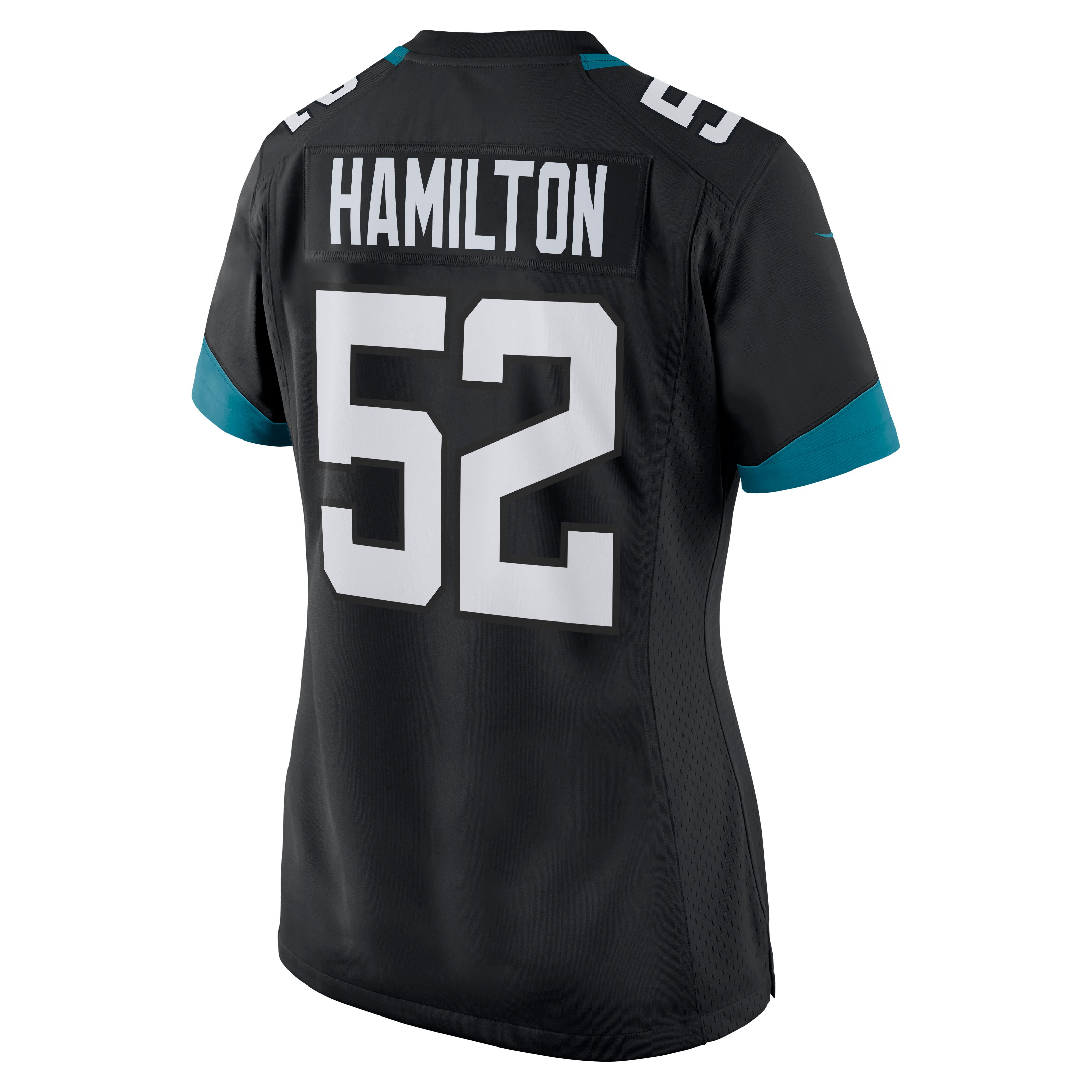 Women's Jacksonville Jaguars DaVon Hamilton Black Game Jersey JS5091 Saliibo - Image 3