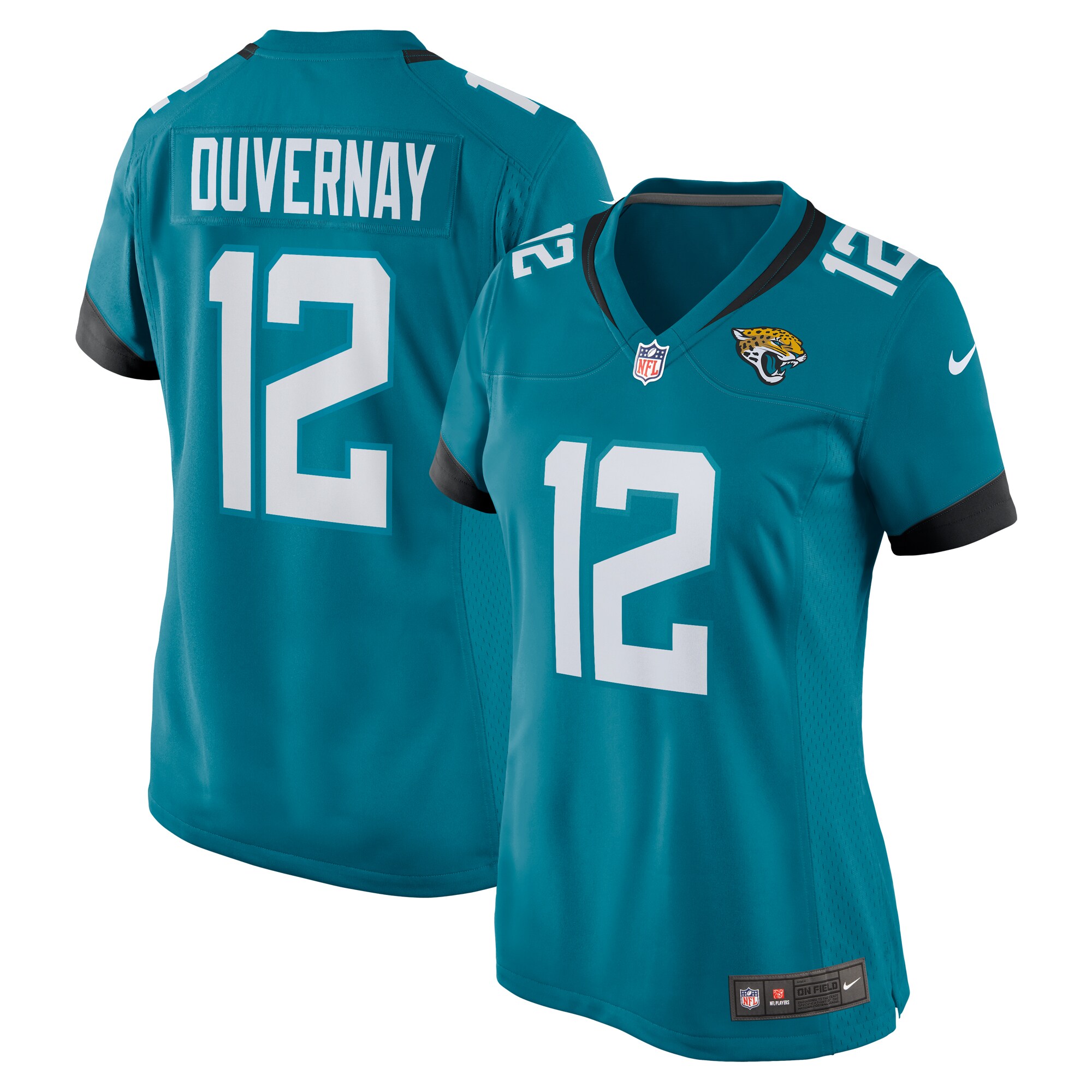 Women's Jacksonville Jaguars Devin Duvernay Teal Team Game Jersey JS7342 Saliibo