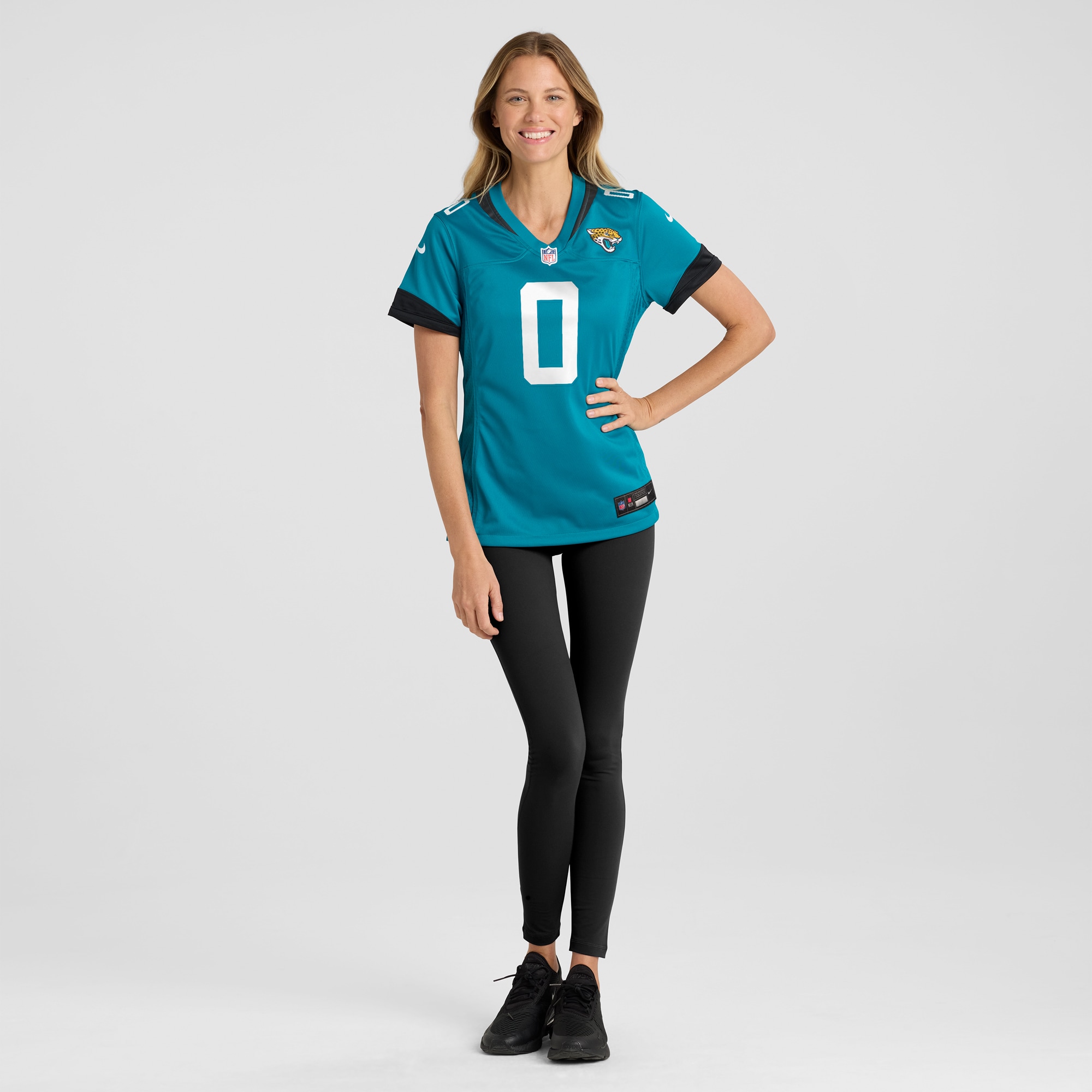 Women's Jacksonville Jaguars Gabe Davis Teal Team Game Player Jersey JS3928 Saliibo - Image 4