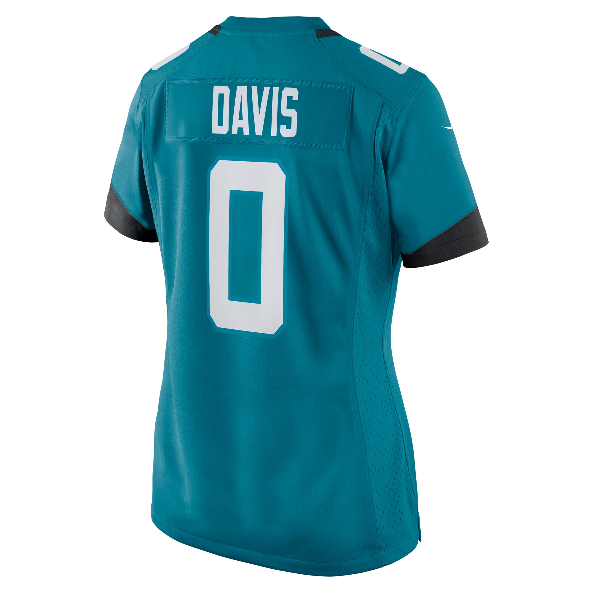 Women's Jacksonville Jaguars Gabe Davis Teal Team Game Player Jersey JS3928 Saliibo - Image 3