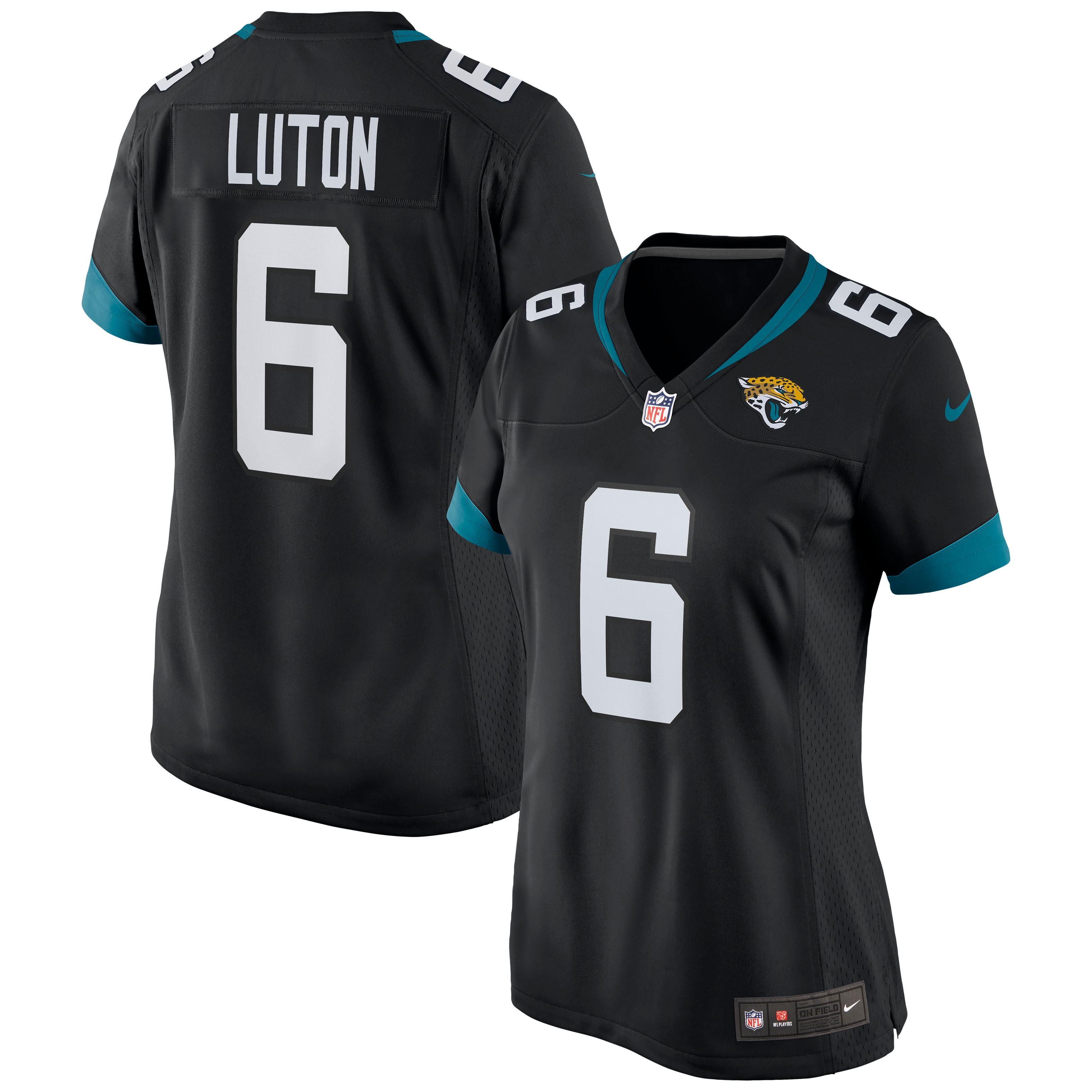 Women's Jacksonville Jaguars Jake Luton Black Game Jersey JS6298 Saliibo