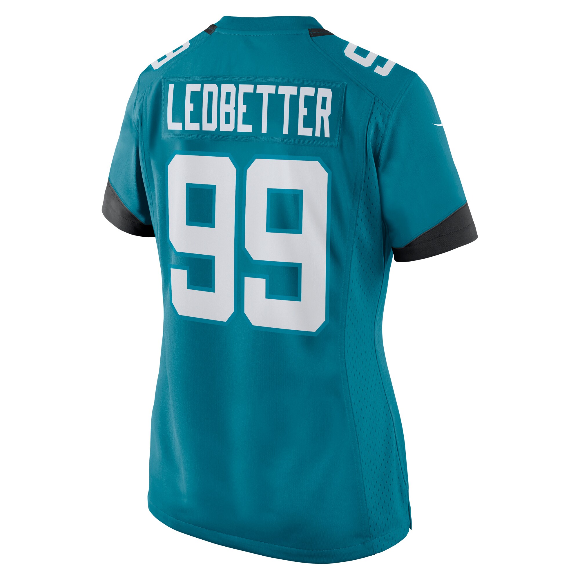 Women's Jacksonville Jaguars Jeremiah Ledbetter Teal Home Game Player Jersey JS3918 Saliibo - Image 3