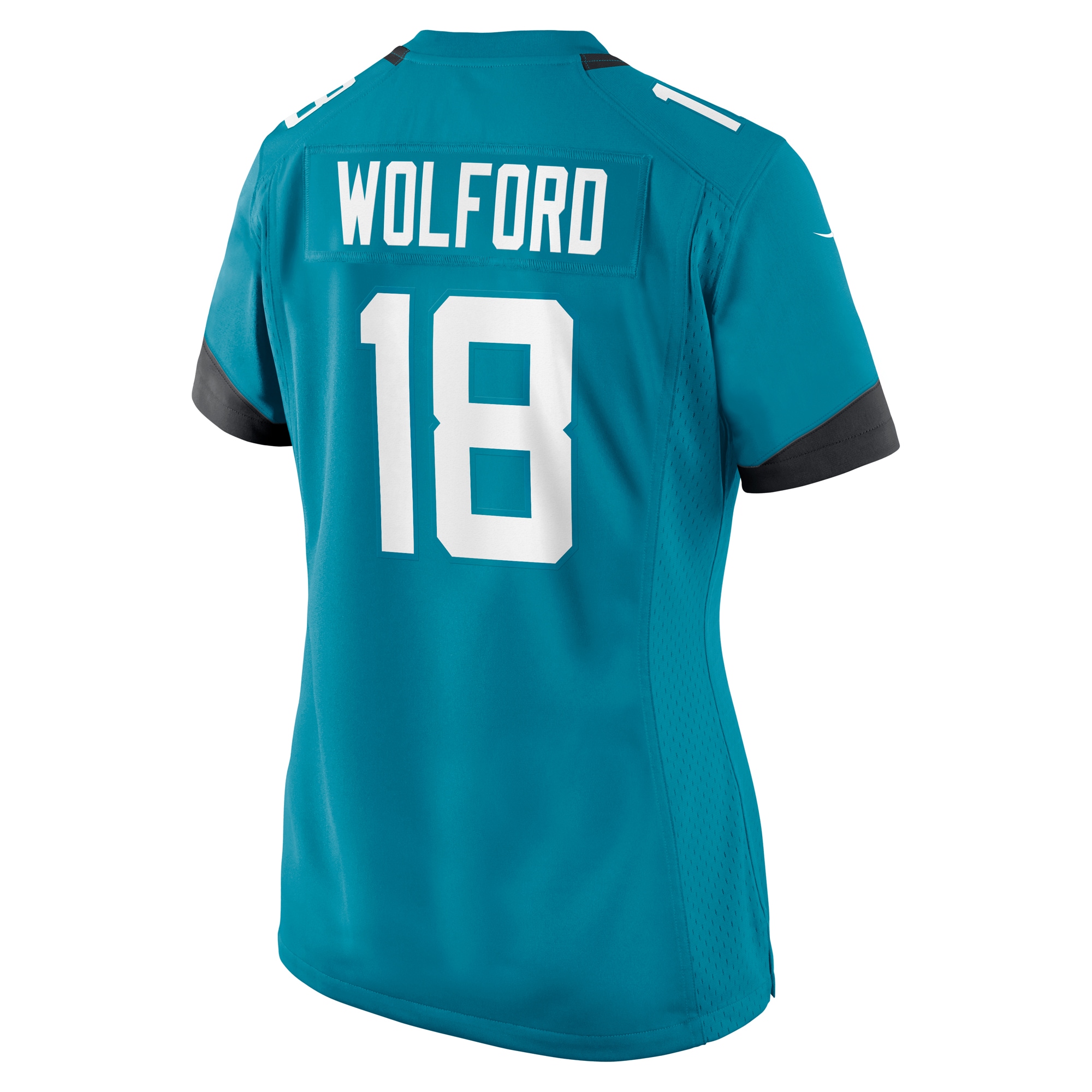 Women's Jacksonville Jaguars John Wolford Teal Team Game Jersey JS8172 Saliibo - Image 3