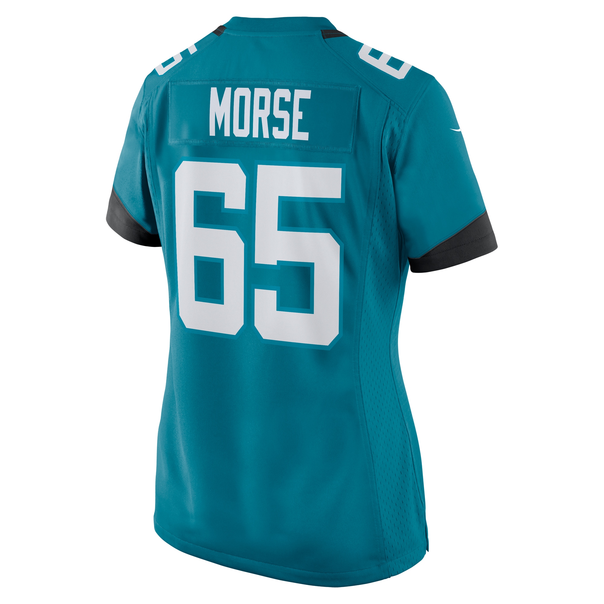 Women's Jacksonville Jaguars Mitch Morse Teal Team Game Jersey JS7145 Saliibo - Image 3