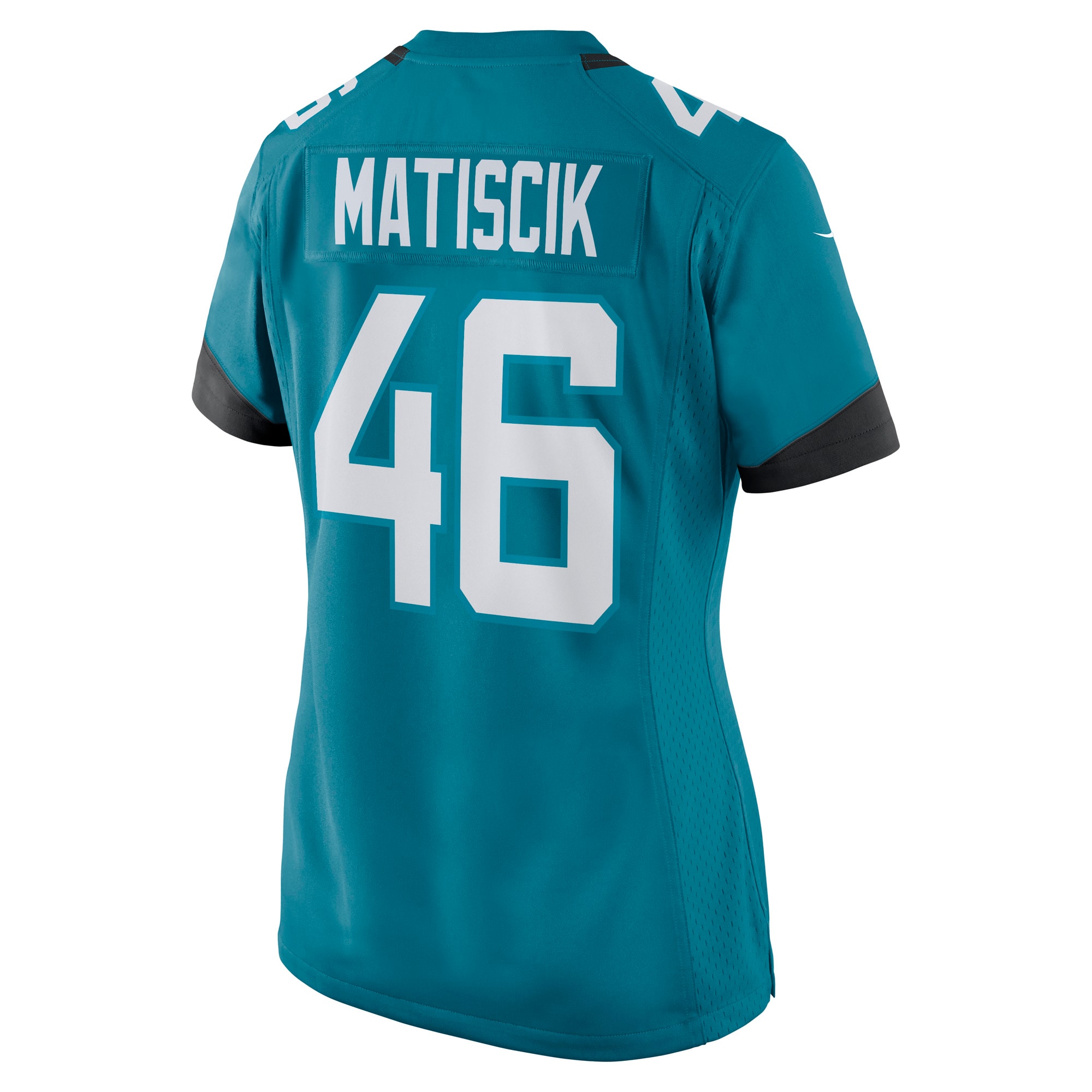 Women's Jacksonville Jaguars Ross Matiscik Teal Game Jersey JS2714 Saliibo - Image 3