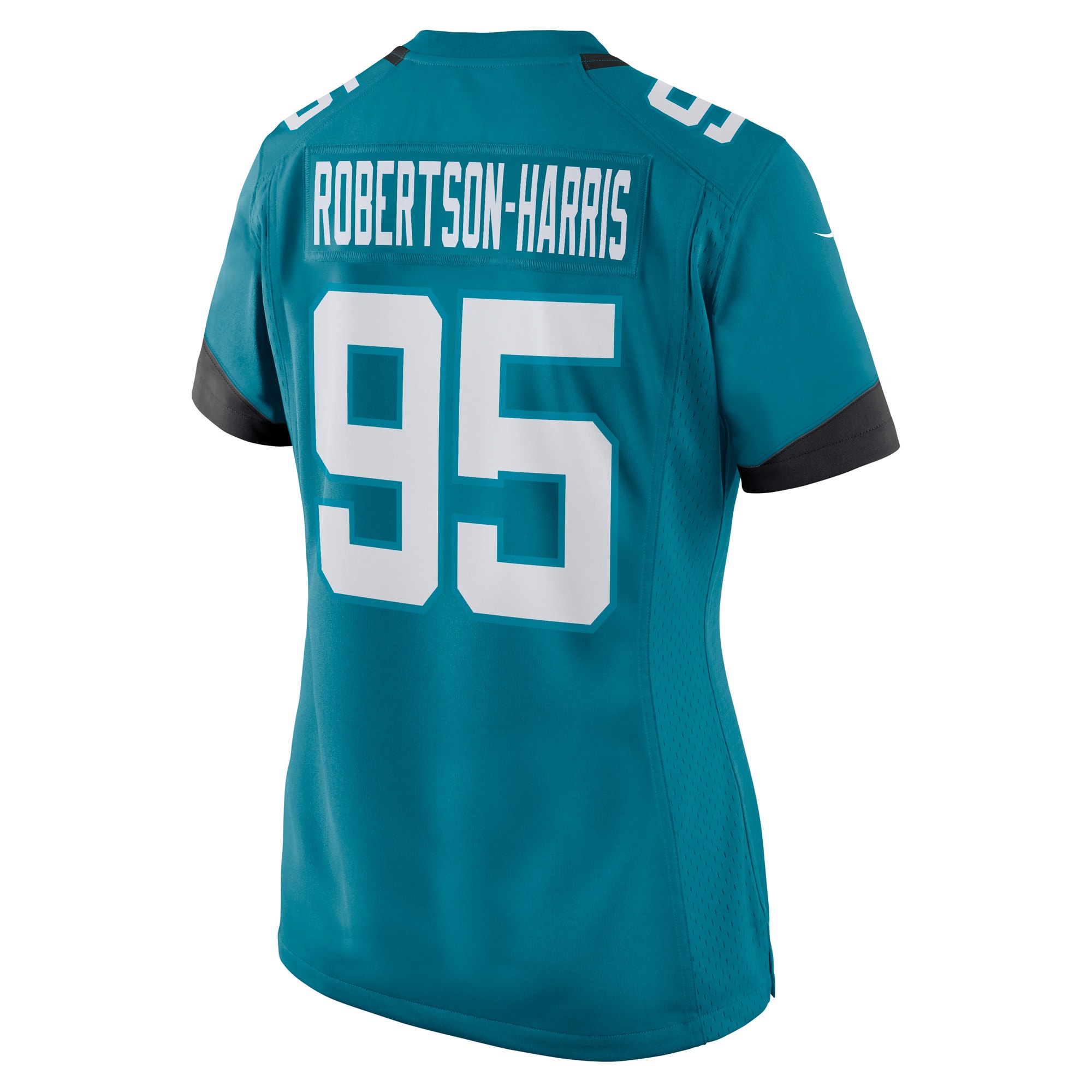 Women's Jacksonville Jaguars Roy Robertson-Harris Teal Game Jersey JS7765 Saliibo - Image 3