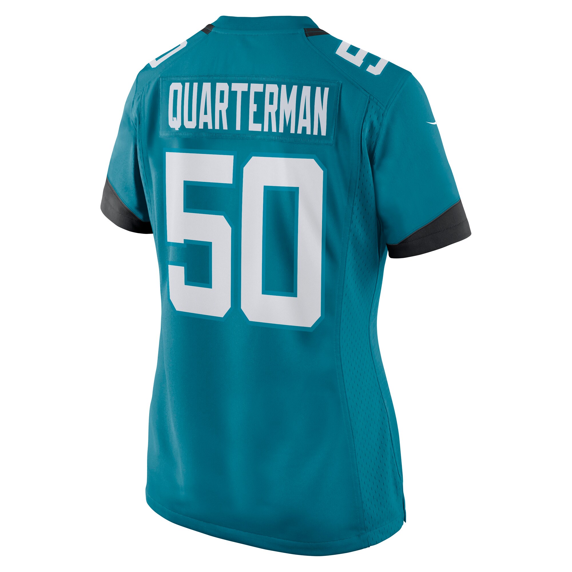 Women's Jacksonville Jaguars Shaquille Quarterman Teal Game Jersey JS9837 Saliibo - Image 3