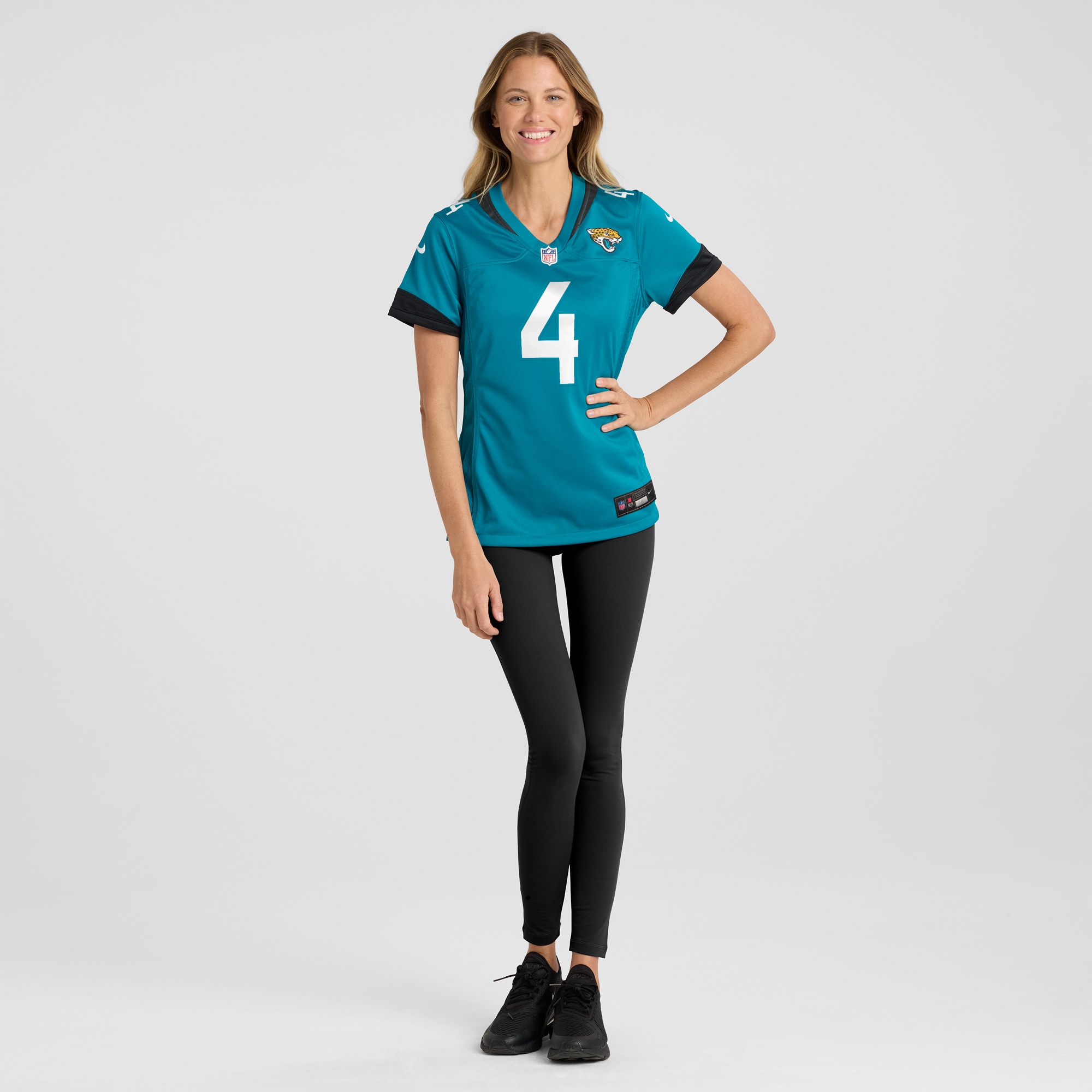Women's Jacksonville Jaguars Tank Bigsby Teal Game Jersey JS3045 Saliibo - Image 4