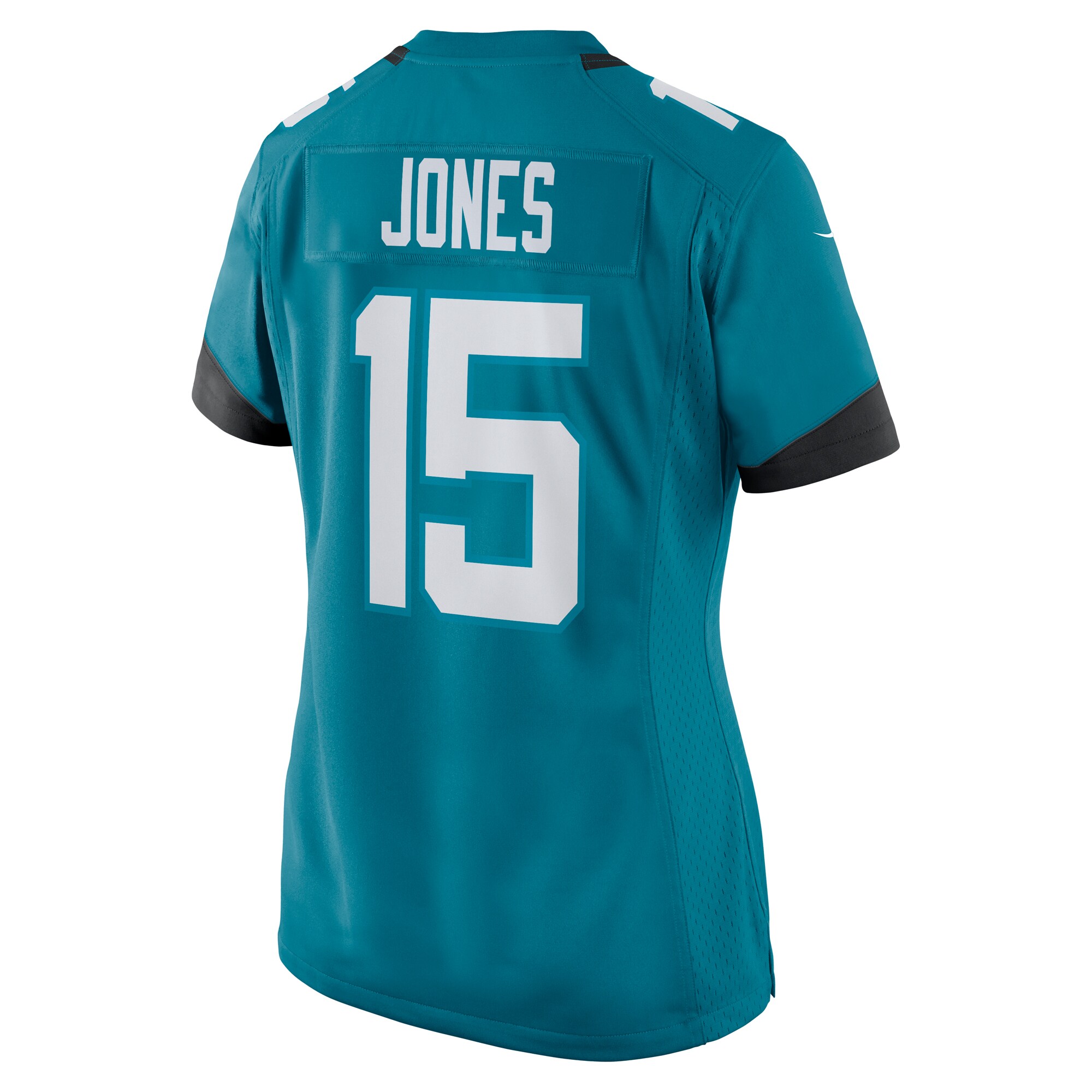 Women's Jacksonville Jaguars Tim Jones Teal Game Player Jersey JS1235 Saliibo - Image 3
