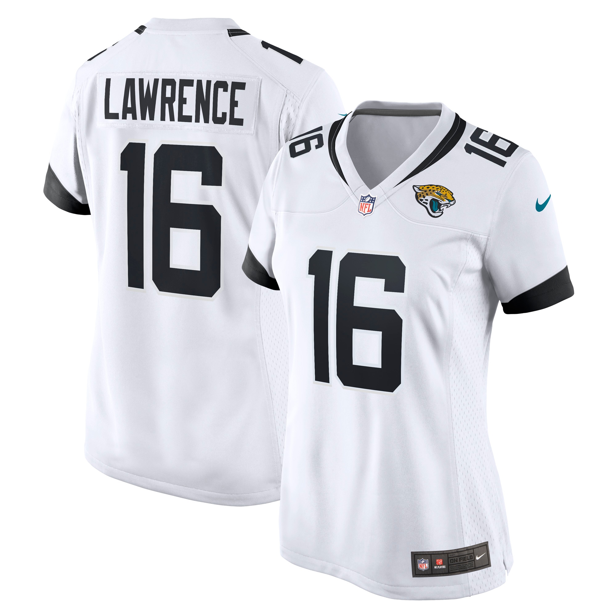 Women's Jacksonville Jaguars Trevor Lawrence White Game Jersey JS8448 Saliibo