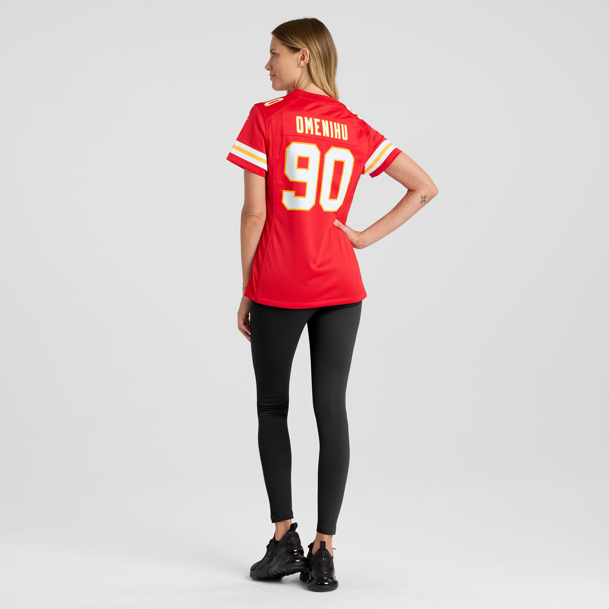 Women's Kansas City Chiefs Charles Omenihu Red Game Player Jersey JS7968 Saliibo - Image 5