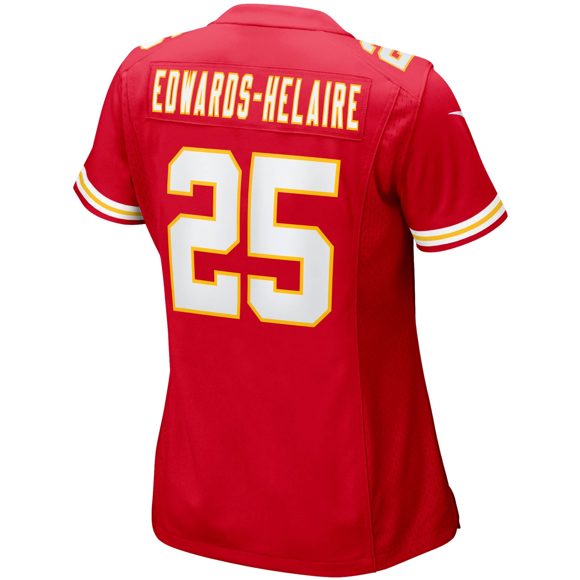 Women's Kansas City Chiefs Clyde Edwards-Helaire Red Player Jersey JS5565 Saliibo - Image 3