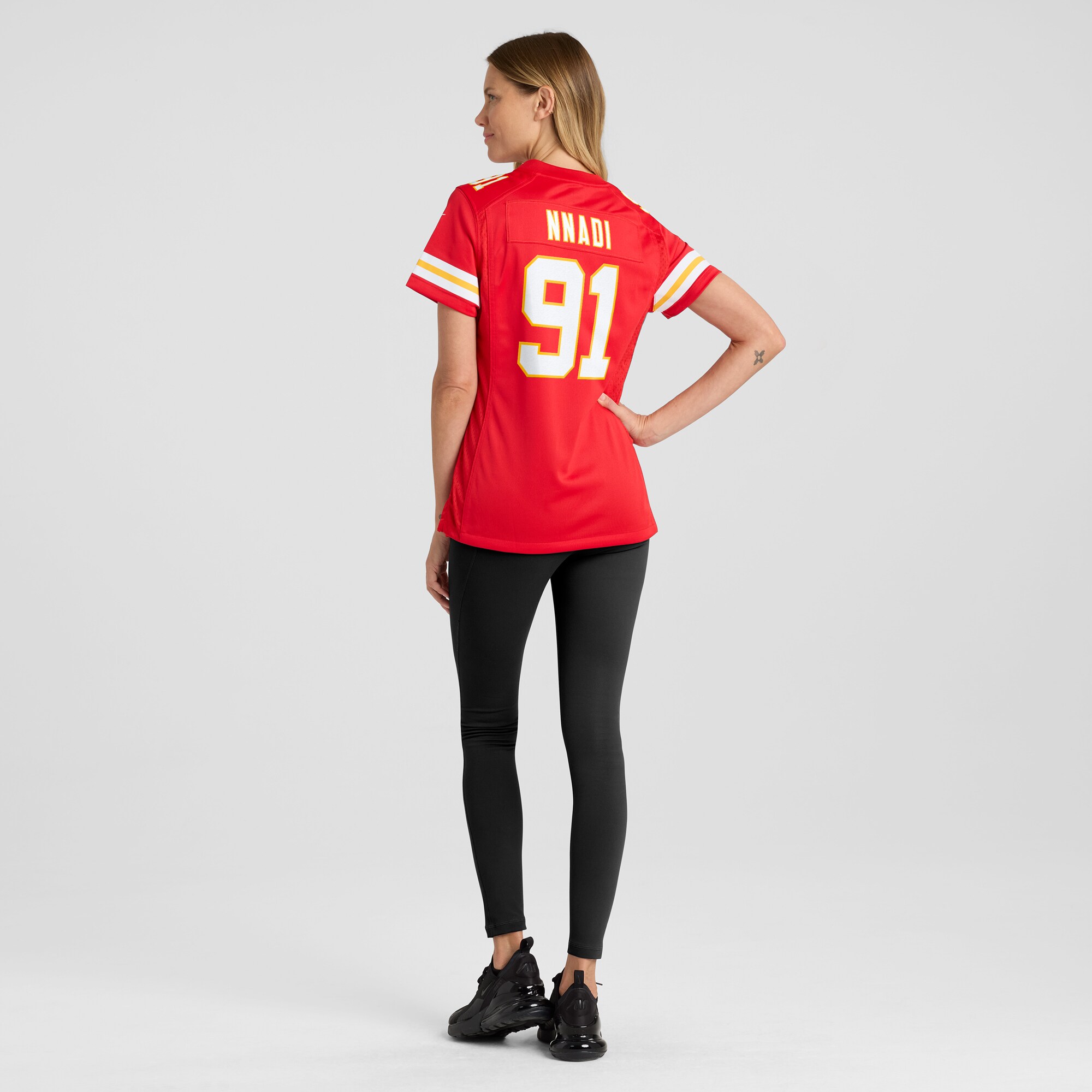 Women's Kansas City Chiefs Derrick Nnadi Red Game Jersey JS8320 Saliibo - Image 5