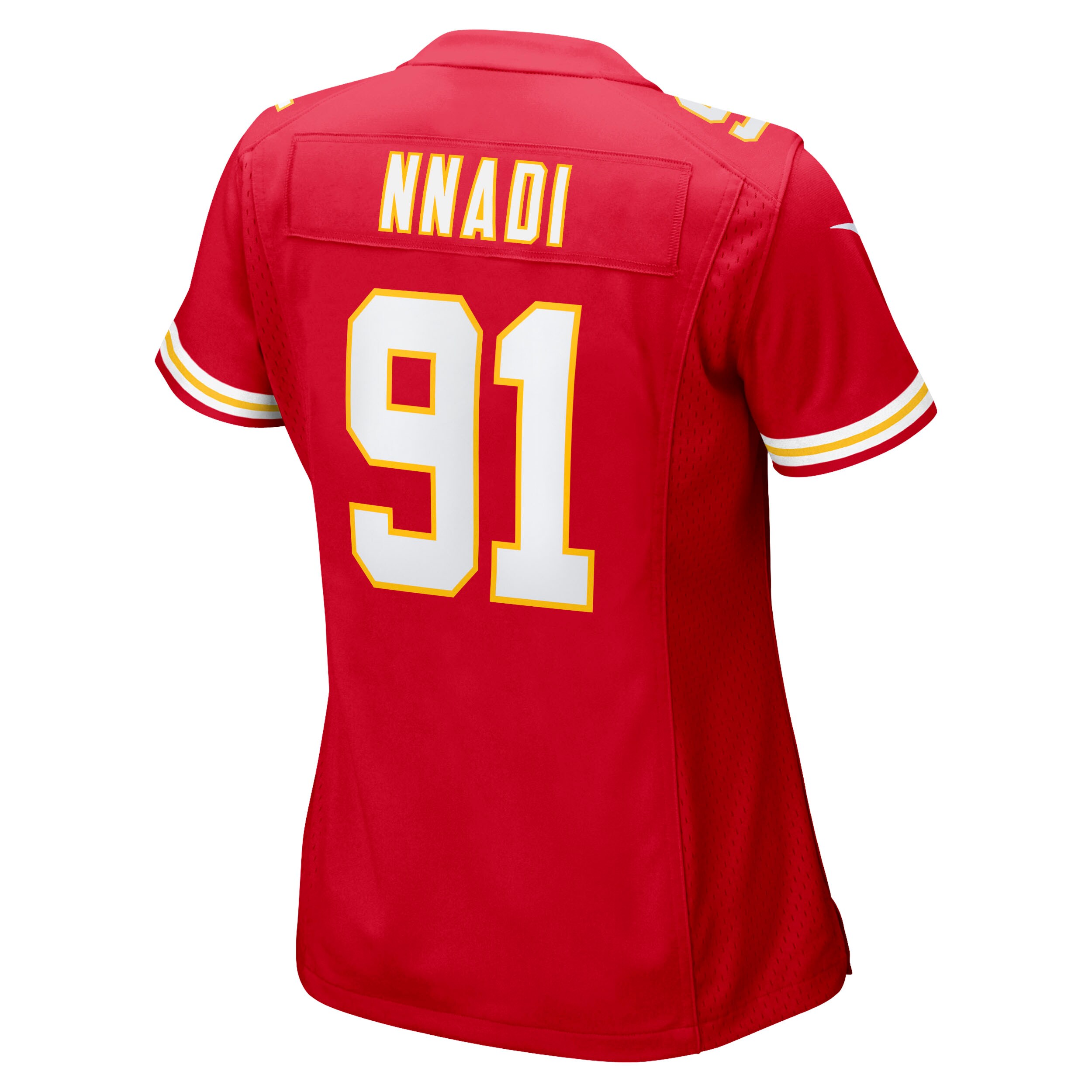 Women's Kansas City Chiefs Derrick Nnadi Red Game Jersey JS8320 Saliibo - Image 3