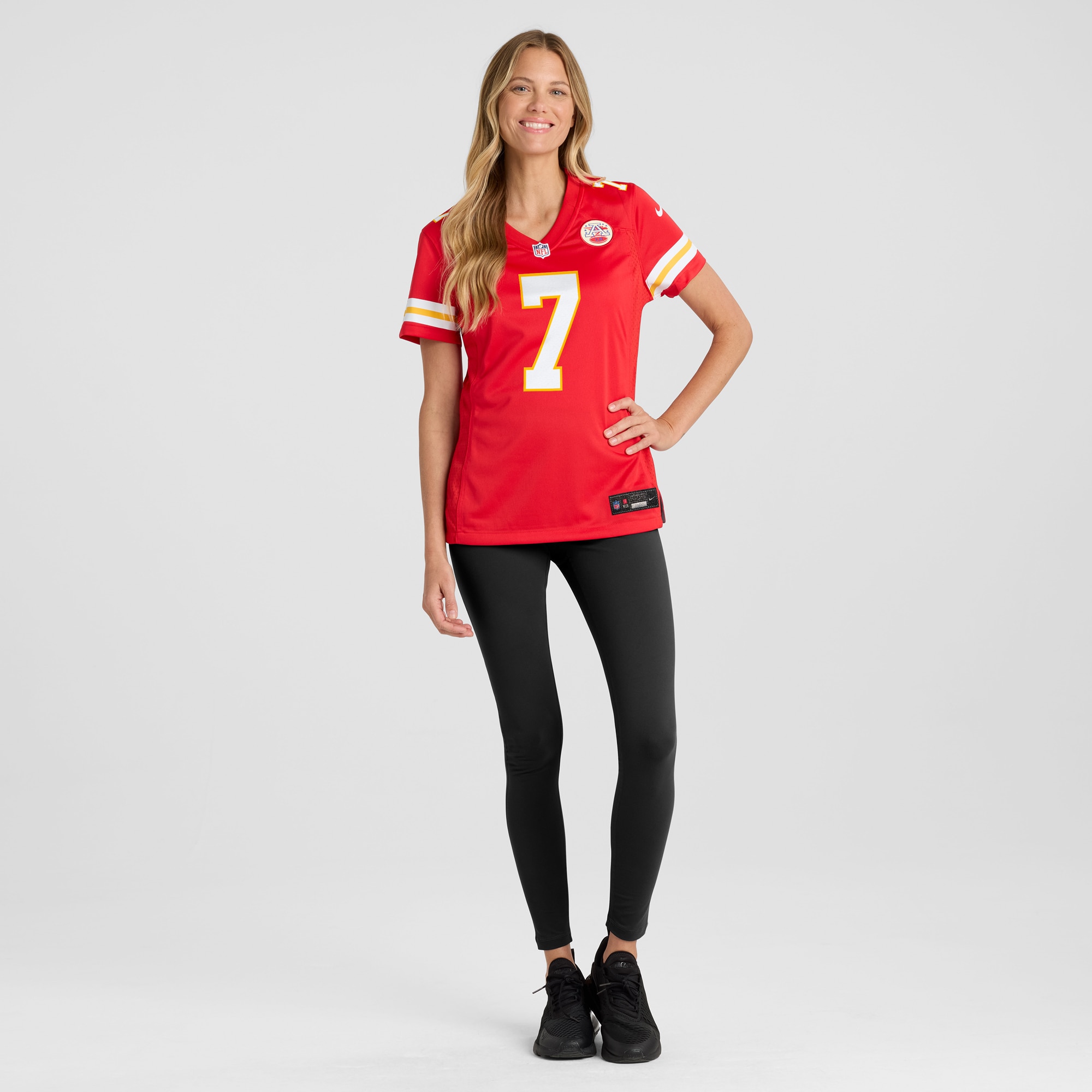 Women's Kansas City Chiefs Harrison Butker Red Game Jersey JS5800 Saliibo - Image 4