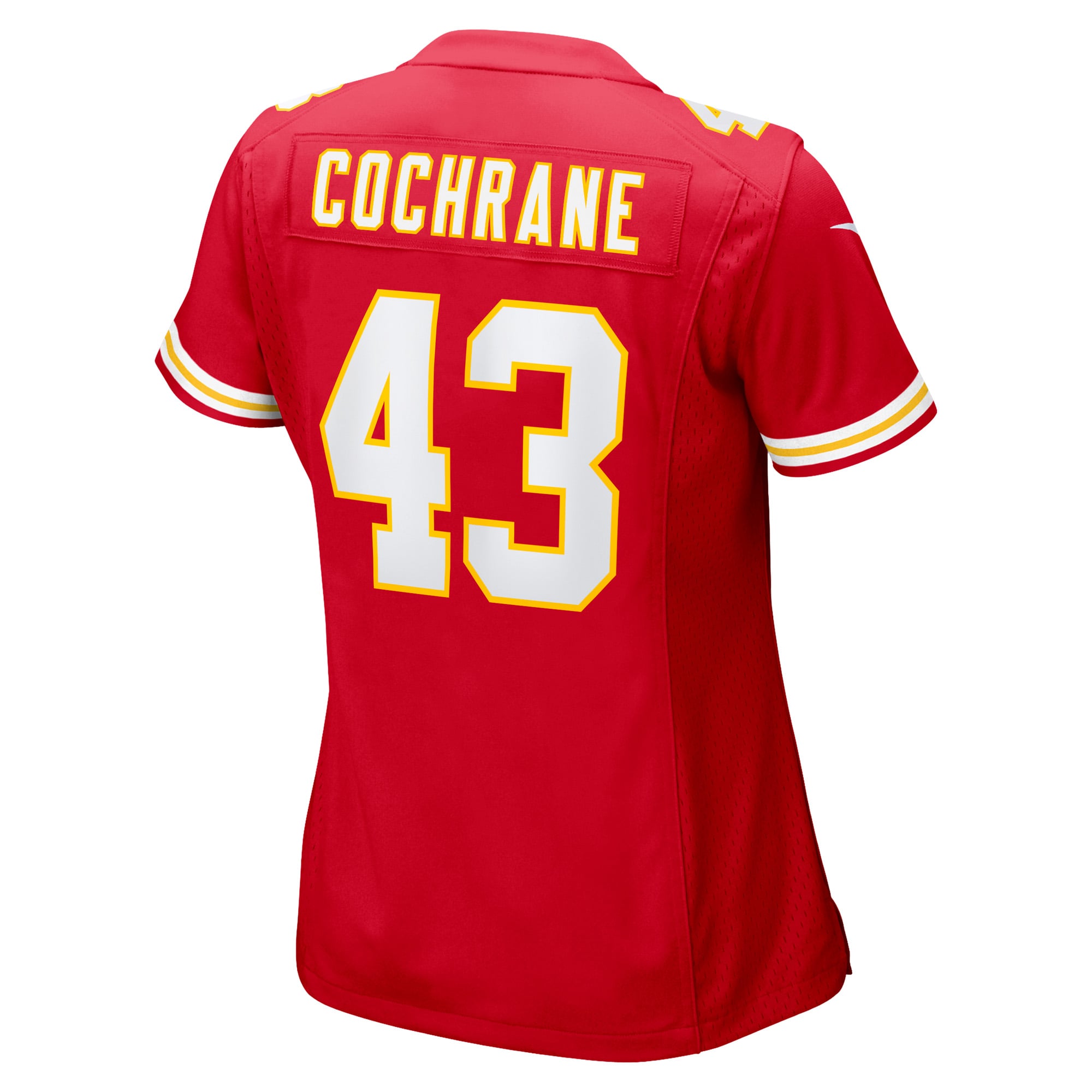 Women's Kansas City Chiefs Jack Cochrane Red Game Player Jersey JS8621 Saliibo - Image 3