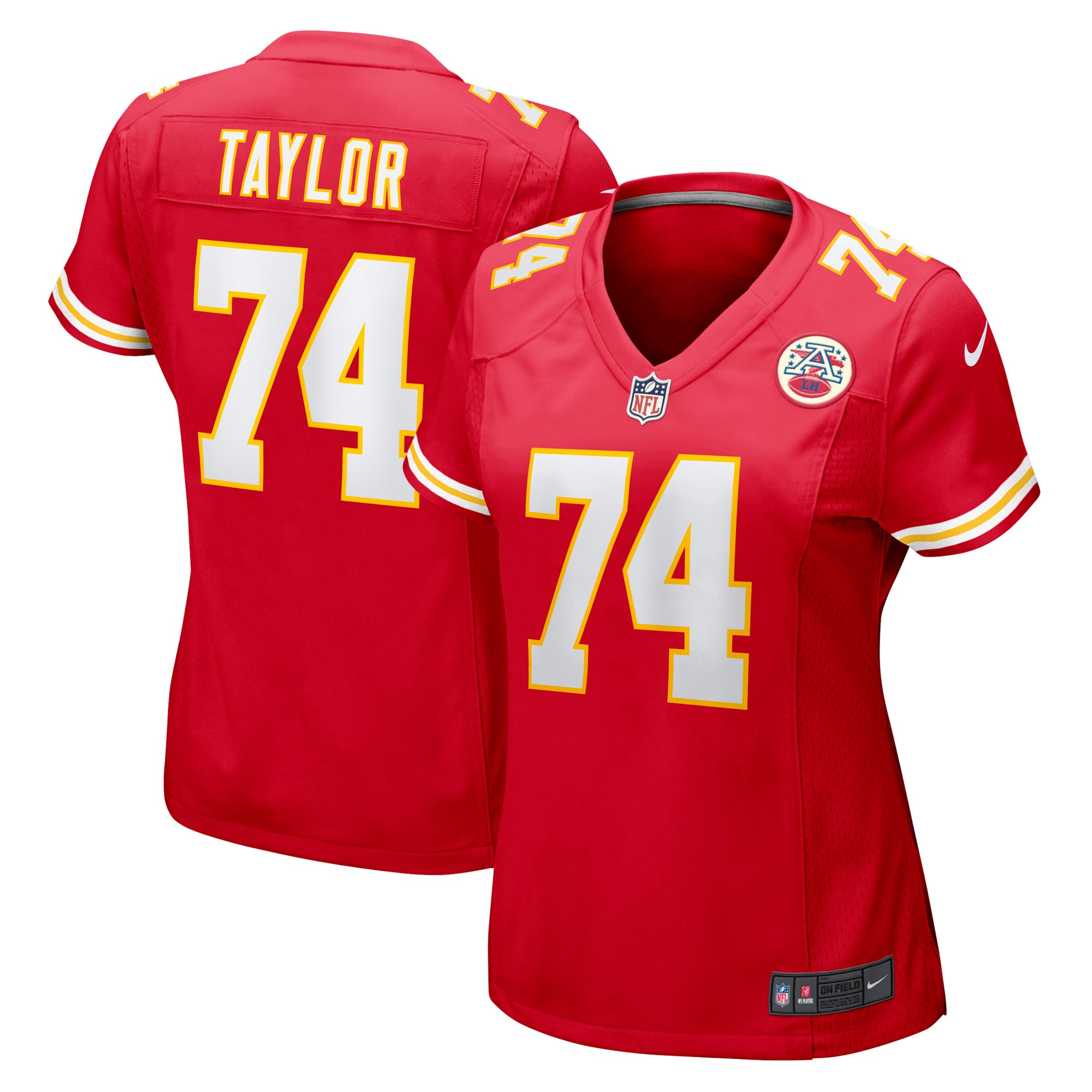 Women's Kansas City Chiefs Jawaan Taylor Red Game Player Jersey JS7563 Saliibo