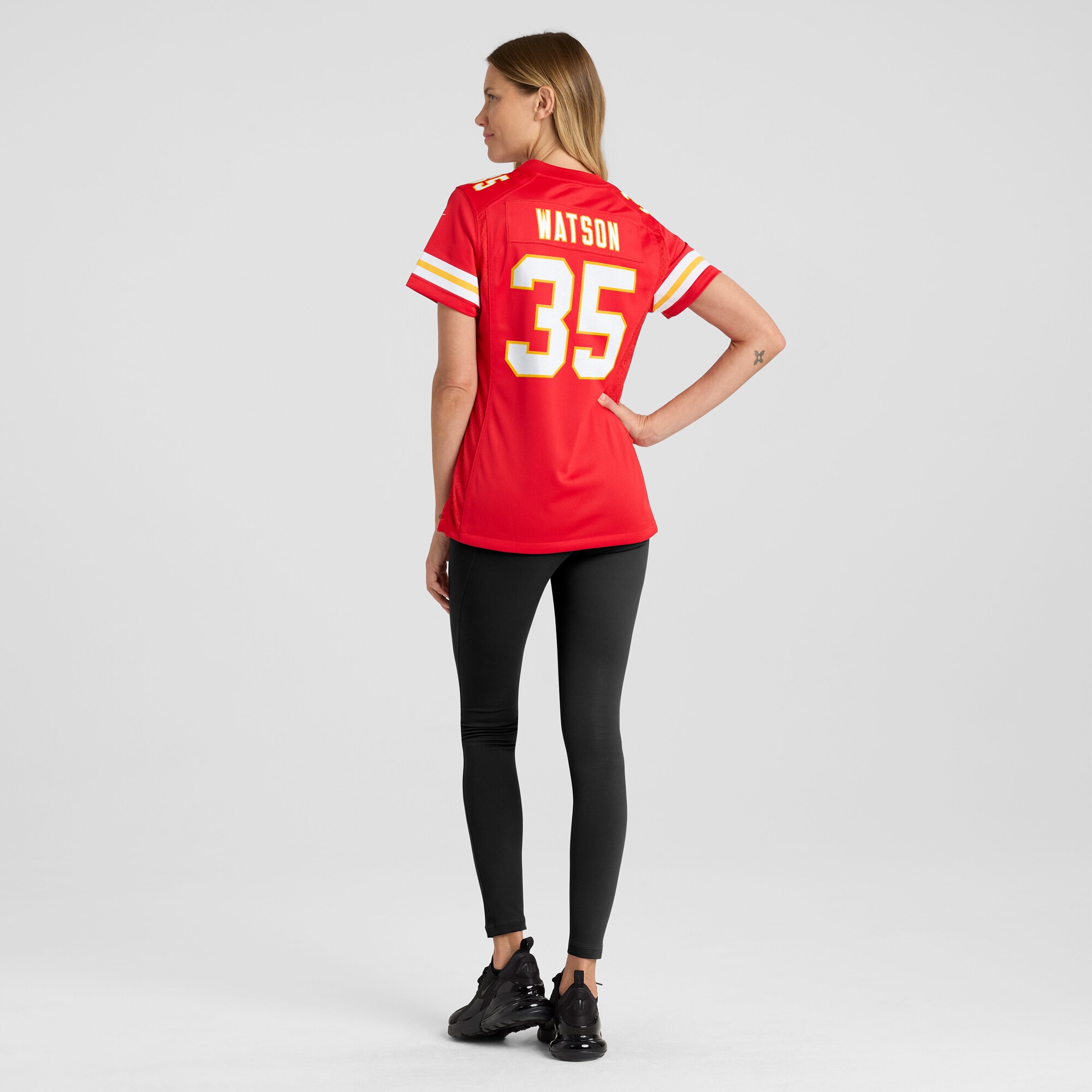 Women's Kansas City Chiefs Jaylen Watson Red Game Player Jersey JS4219 Saliibo - Image 5