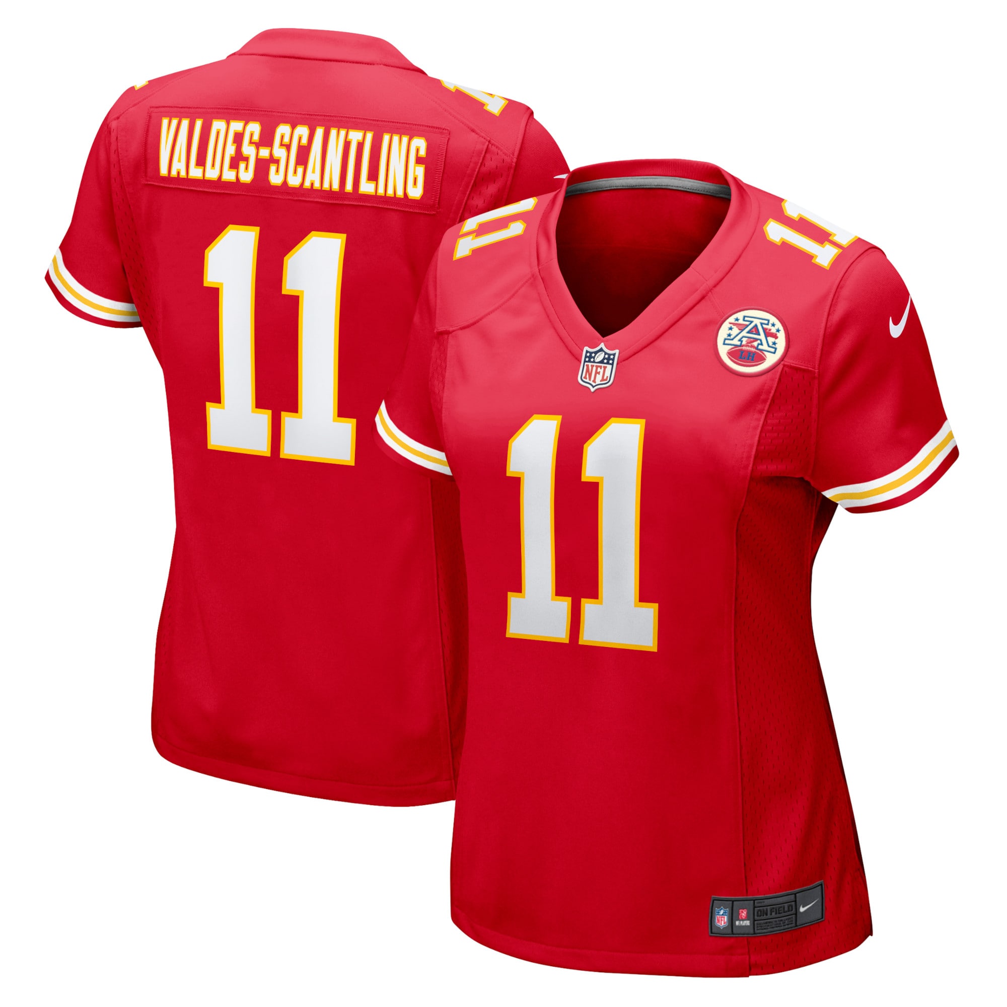 Women's Kansas City Chiefs Marquez Valdes-Scantling Red Game Jersey JS9529 Saliibo