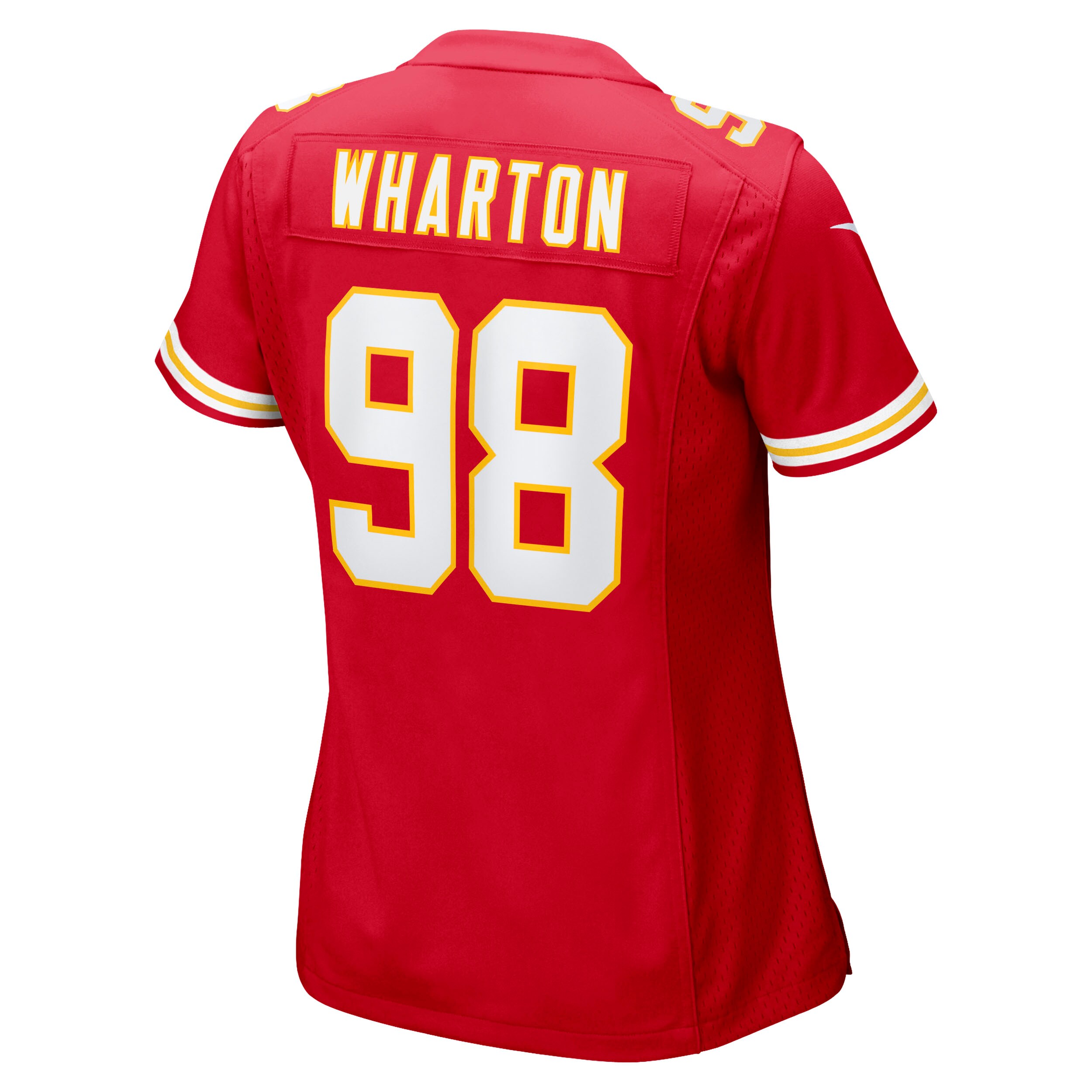 Women's Kansas City Chiefs Tershawn Wharton Red Game Jersey JS2054 Saliibo - Image 3