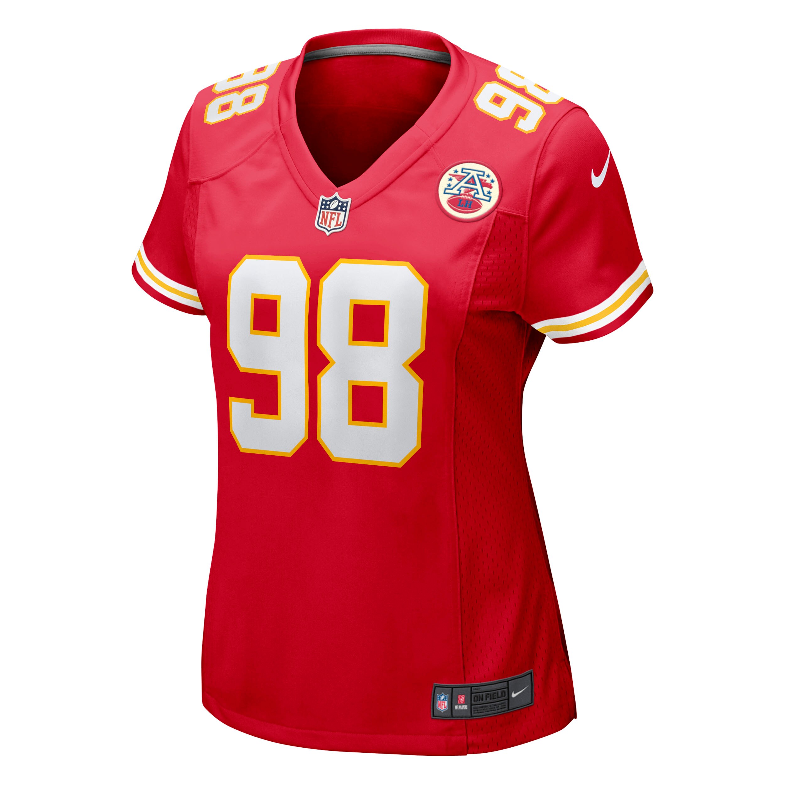 Women's Kansas City Chiefs Tershawn Wharton Red Game Jersey JS2054 Saliibo - Image 2