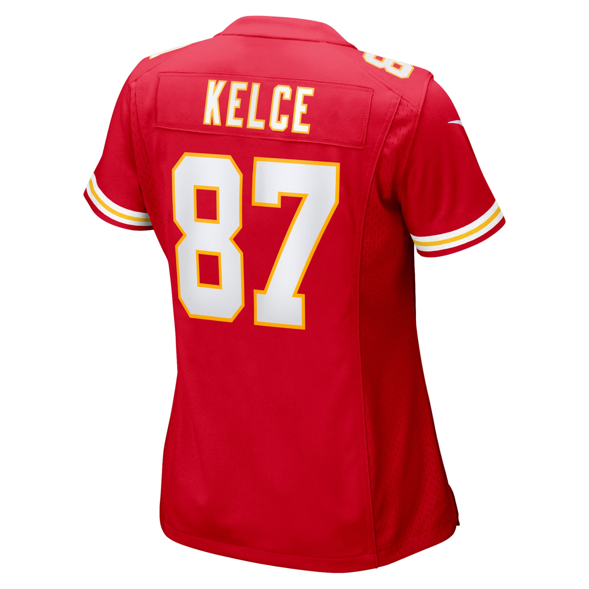 Women's Kansas City Chiefs Travis Kelce Red Super Bowl LIX Game Jersey JS3210 Saliibo - Image 3