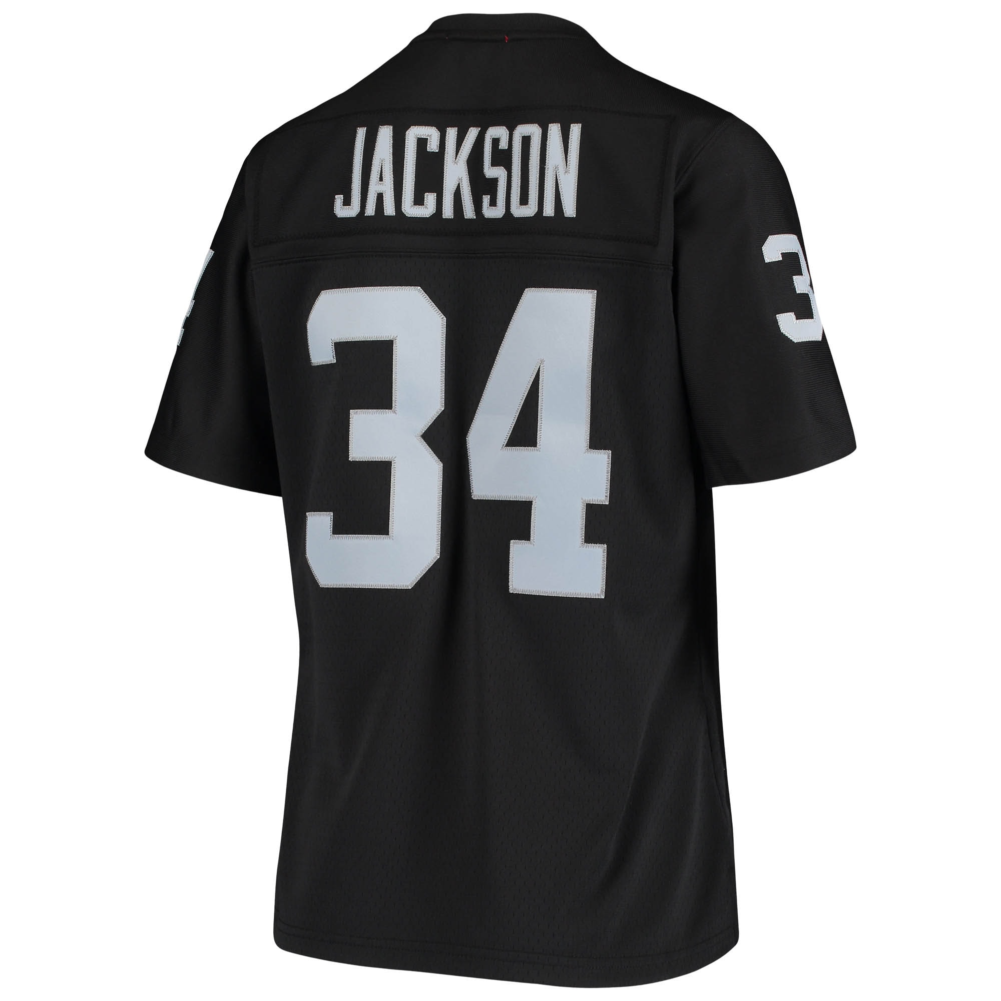 Women's Las Vegas Raiders Bo Jackson Mitchell & Ness Black 1988 Legacy Jersey JS9342 Saliibo - Image 3