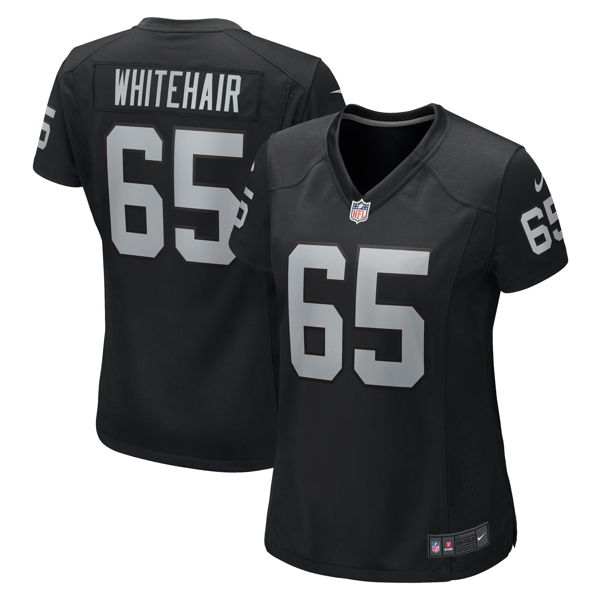 Women's Las Vegas Raiders Cody Whitehair Black Game Jersey JS9097 Saliibo