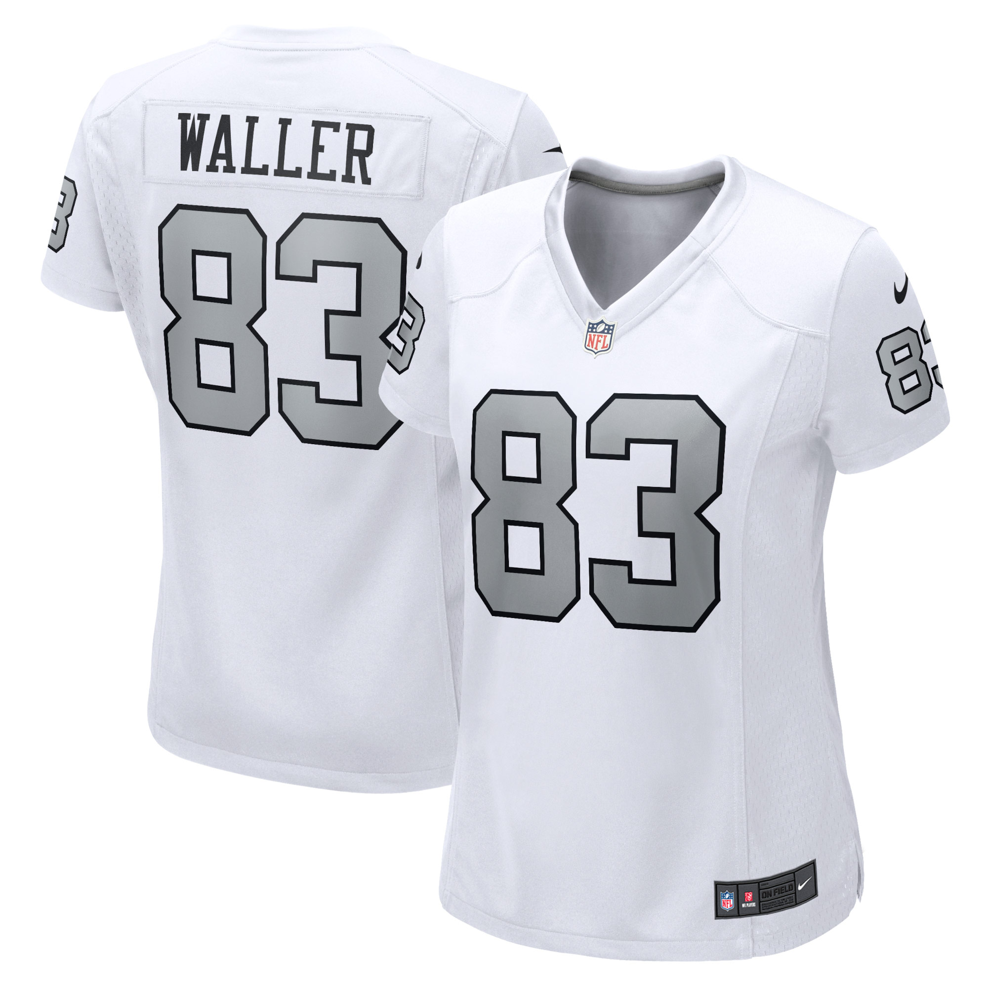 Women's Las Vegas Raiders Darren Waller White Player Jersey JS8828 Saliibo