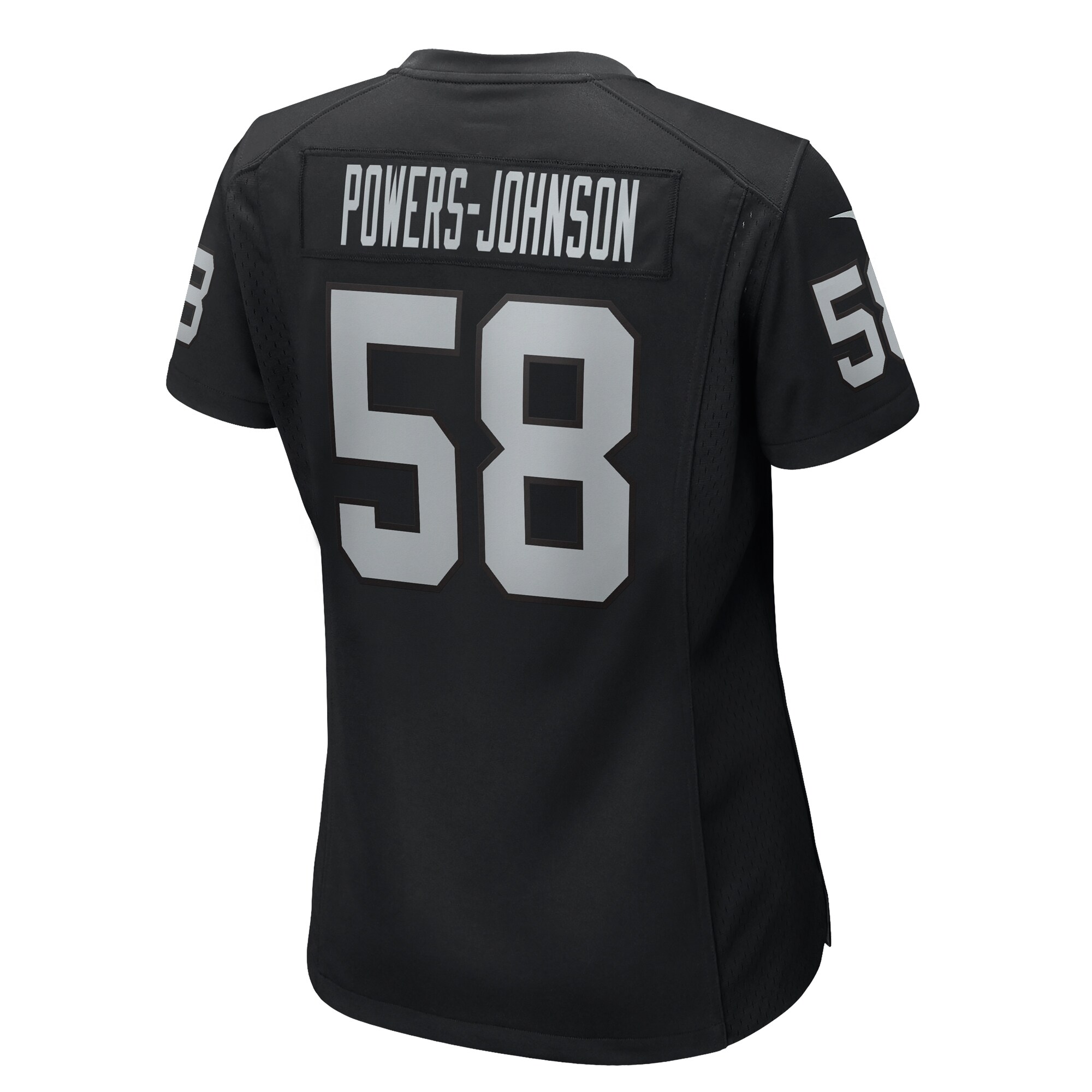 Women's Las Vegas Raiders Jackson Powers-Johnson Black Game Jersey JS4071 Saliibo - Image 3