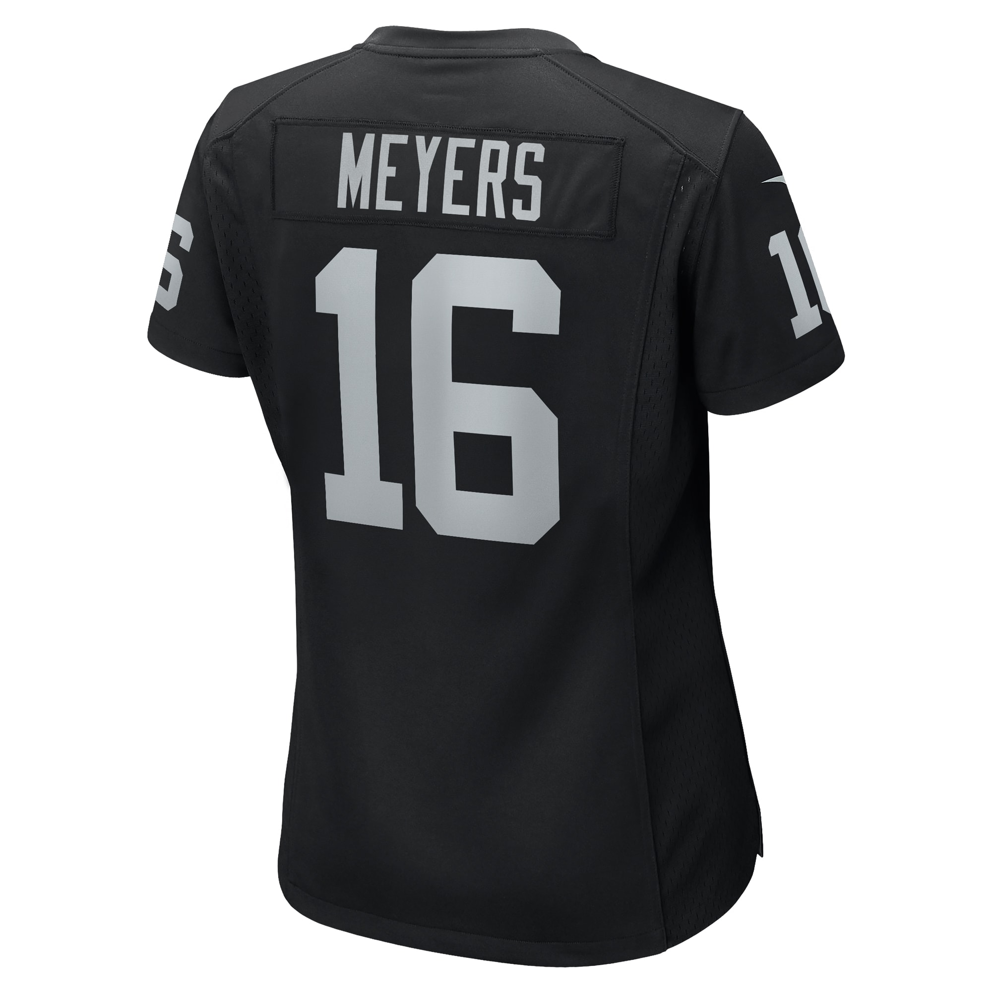 Women's Las Vegas Raiders Jakobi Meyers Black Game Player Jersey JS6644 Saliibo - Image 3
