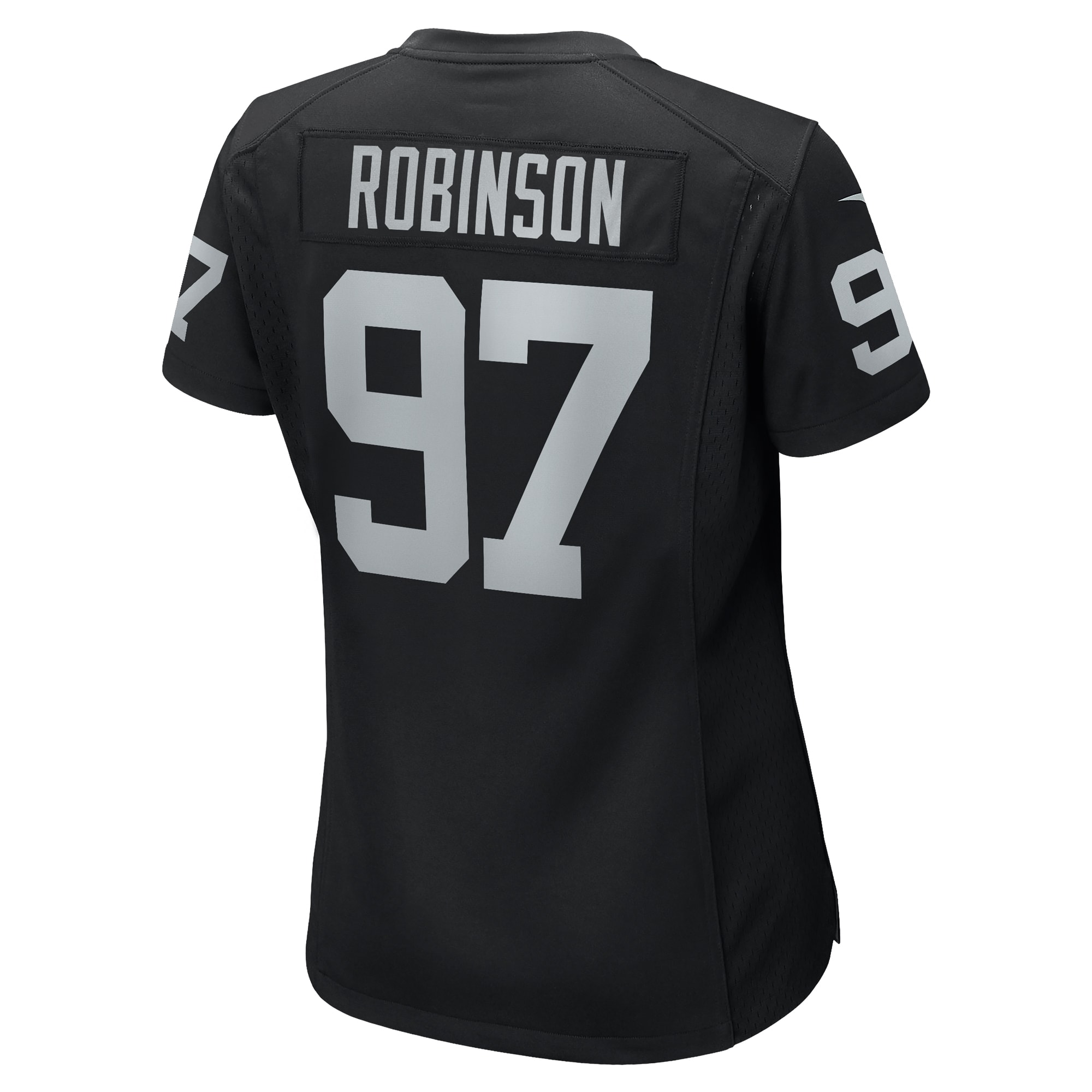 Women's Las Vegas Raiders Janarius Robinson Black Team Game Jersey JS2403 Saliibo - Image 3