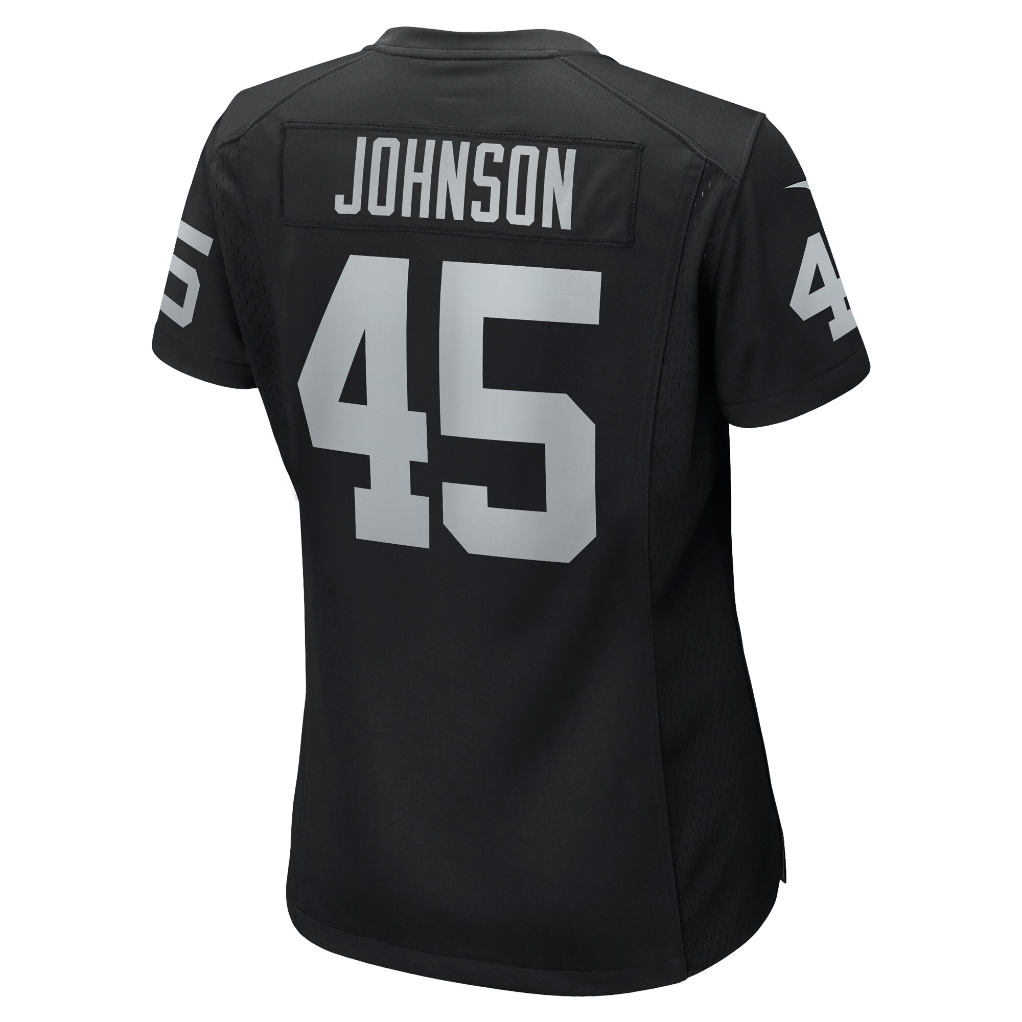 Women's Las Vegas Raiders Jaquan Johnson Black Game Player Jersey JS3091 Saliibo - Image 3