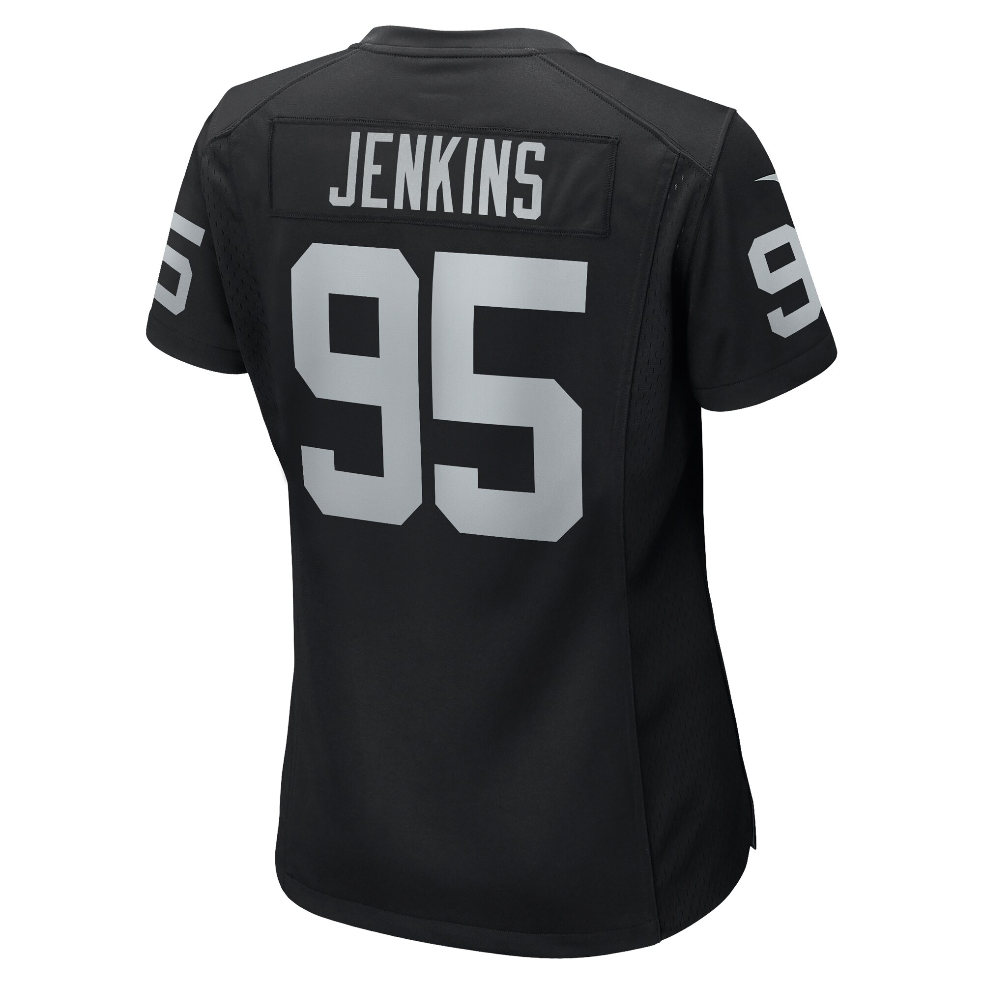 Women's Las Vegas Raiders John Jenkins Black Game Jersey JS5779 Saliibo - Image 3