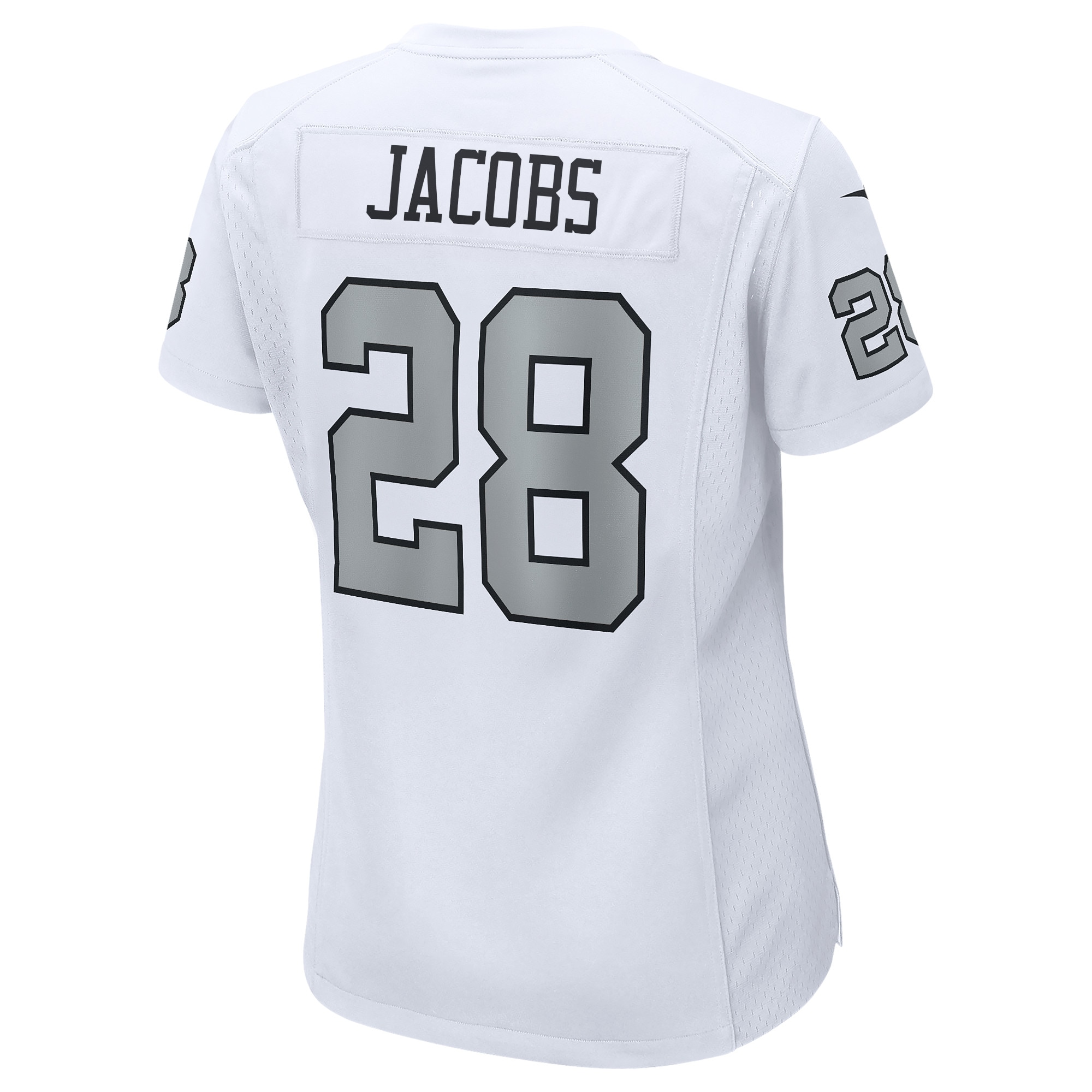 Women's Las Vegas Raiders Josh Jacobs White Alternate Game Player Jersey JS7773 Saliibo - Image 3