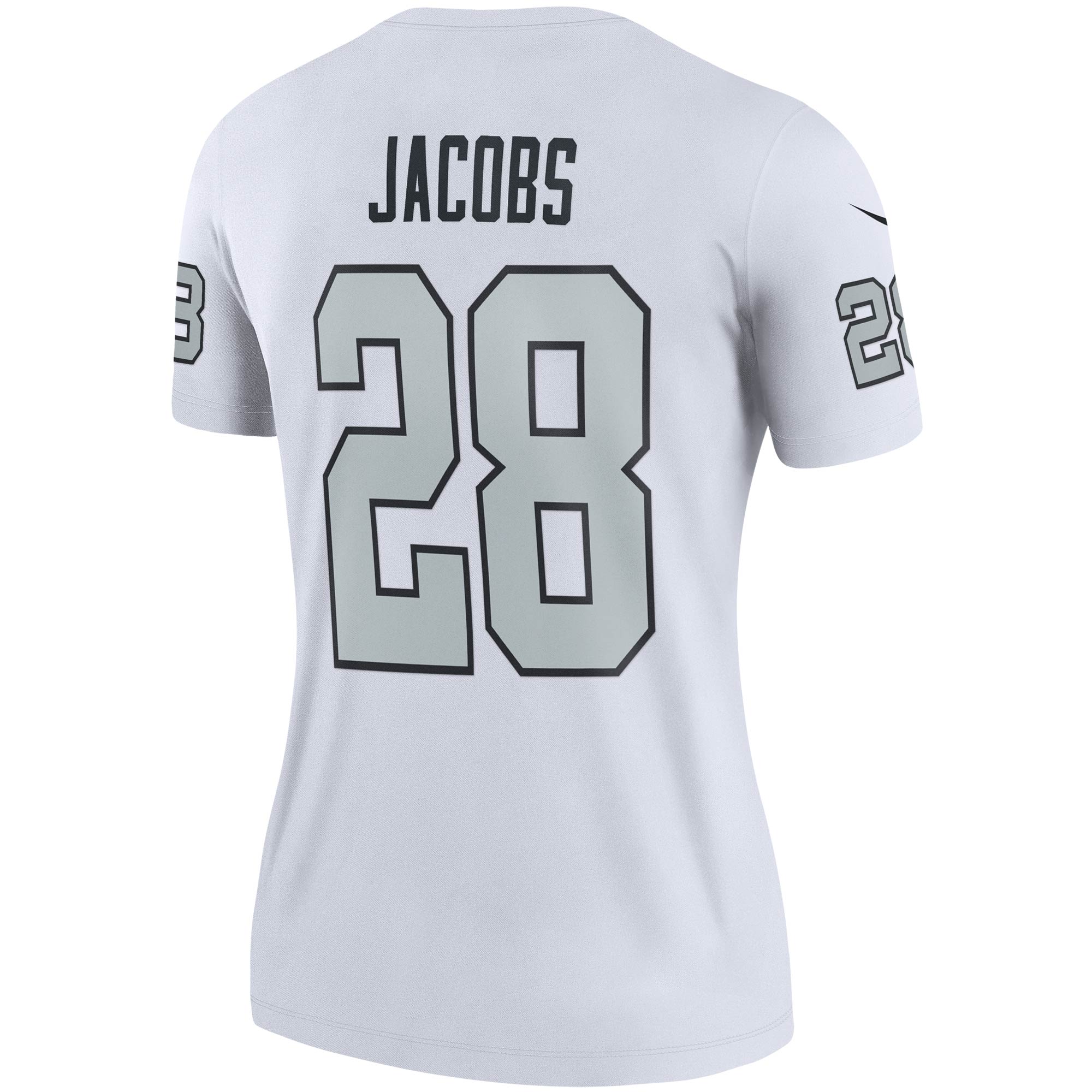 Women's Las Vegas Raiders Josh Jacobs White Alternate Legend Player Performance Top JS3852 Saliibo - Image 3