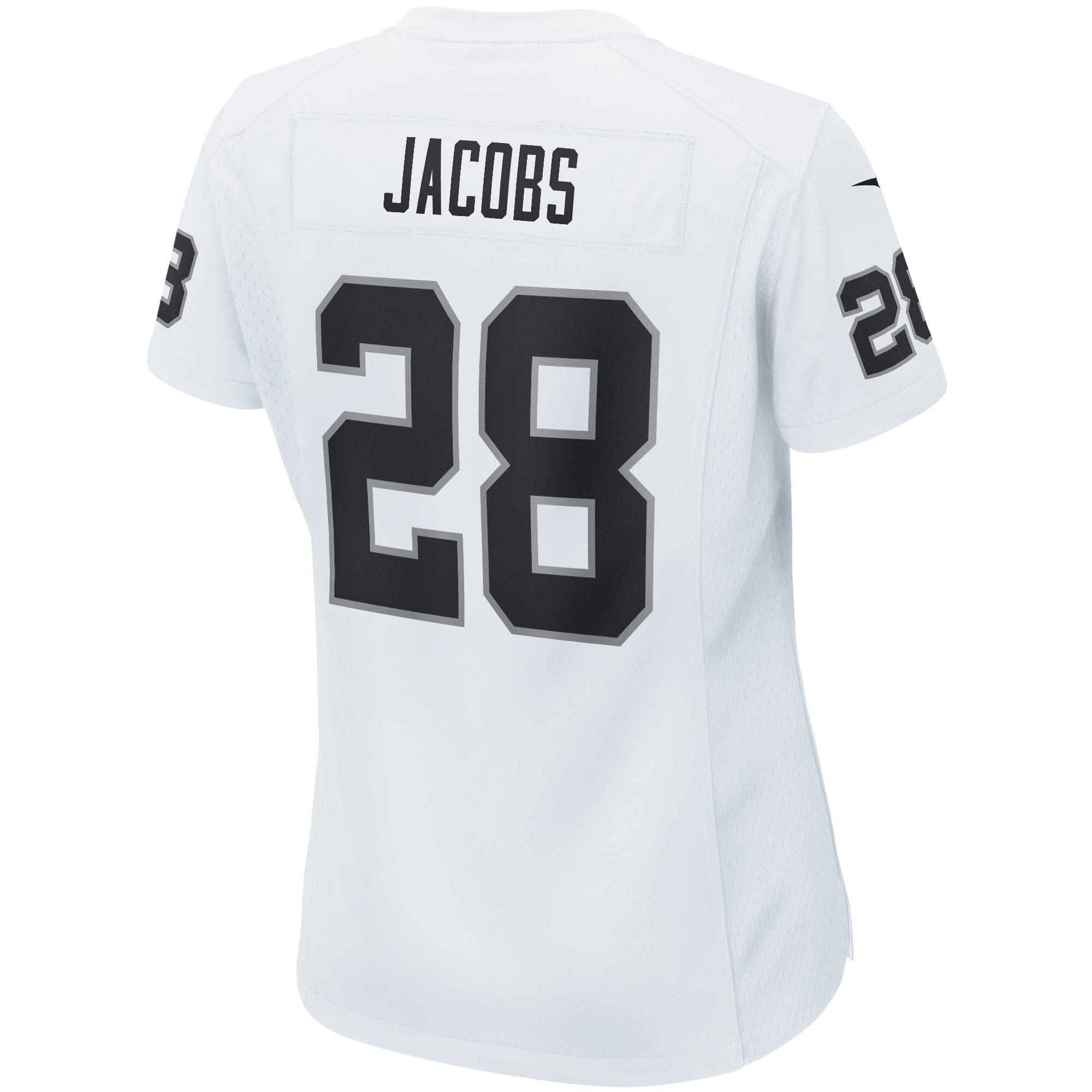 Women's Las Vegas Raiders Josh Jacobs White Player Game Team Jersey JS7199 Saliibo - Image 3
