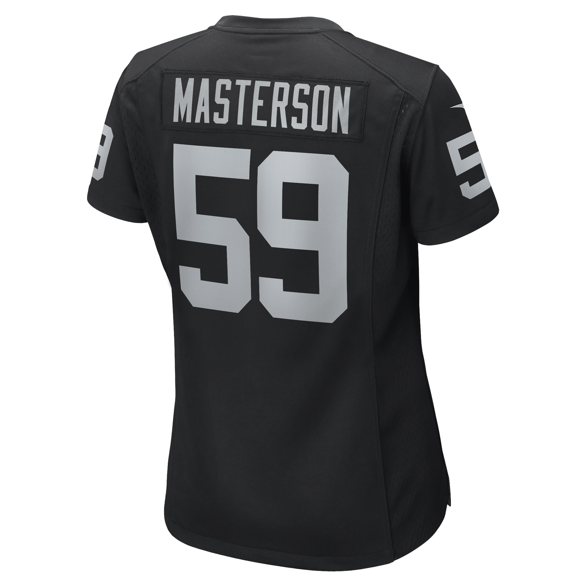 Women's Las Vegas Raiders Luke Masterson Black Game Player Jersey JS5196 Saliibo - Image 3