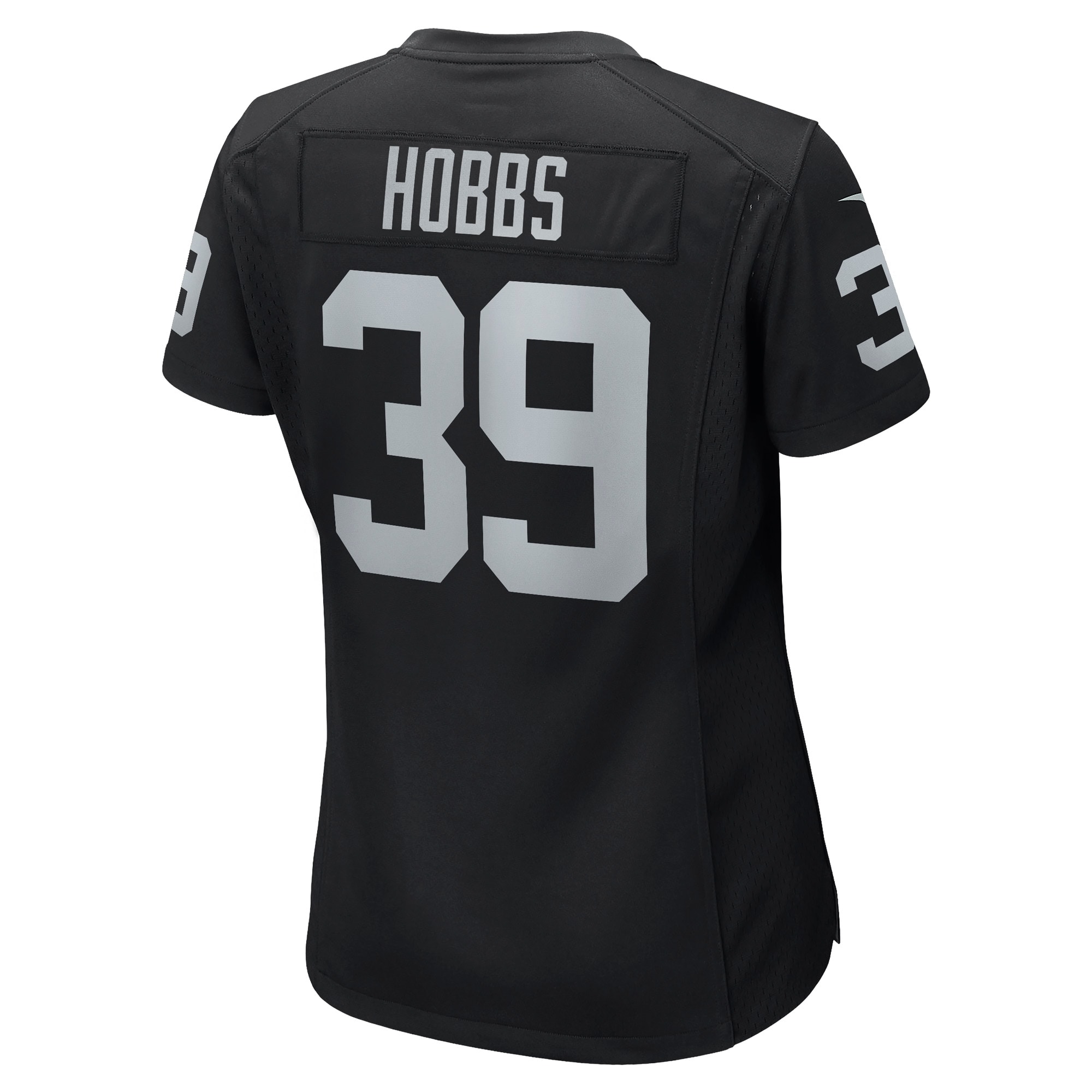 Women's Las Vegas Raiders Nate Hobbs Black Game Jersey JS8263 Saliibo - Image 3