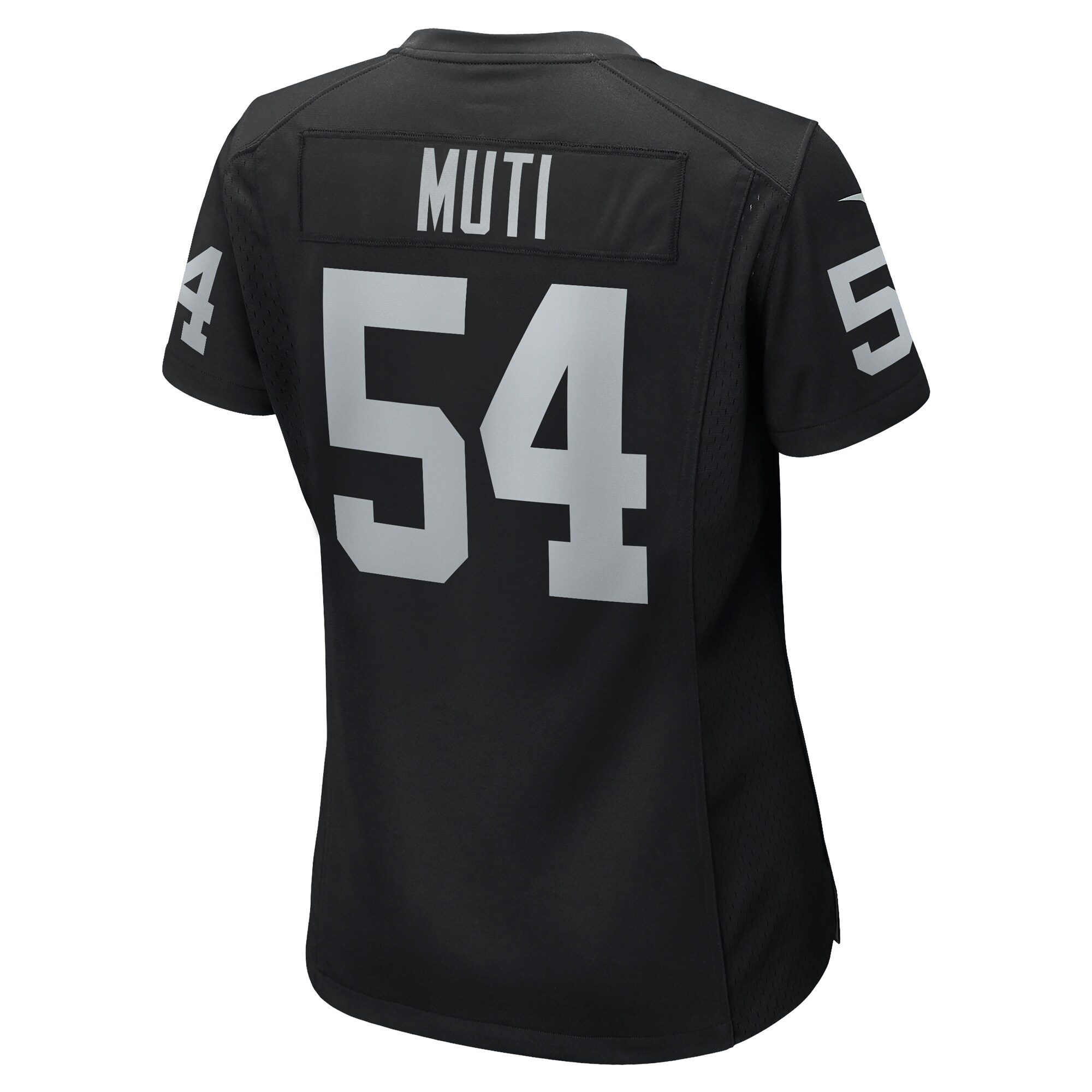 Women's Las Vegas Raiders Netane Muti Black Team Game Jersey JS5142 Saliibo - Image 3