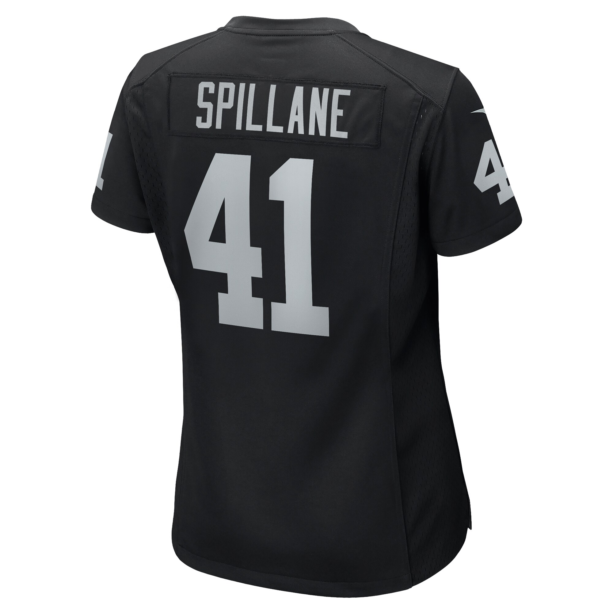 Women's Las Vegas Raiders Robert Spillane Black Game Player Jersey JS2502 Saliibo - Image 3