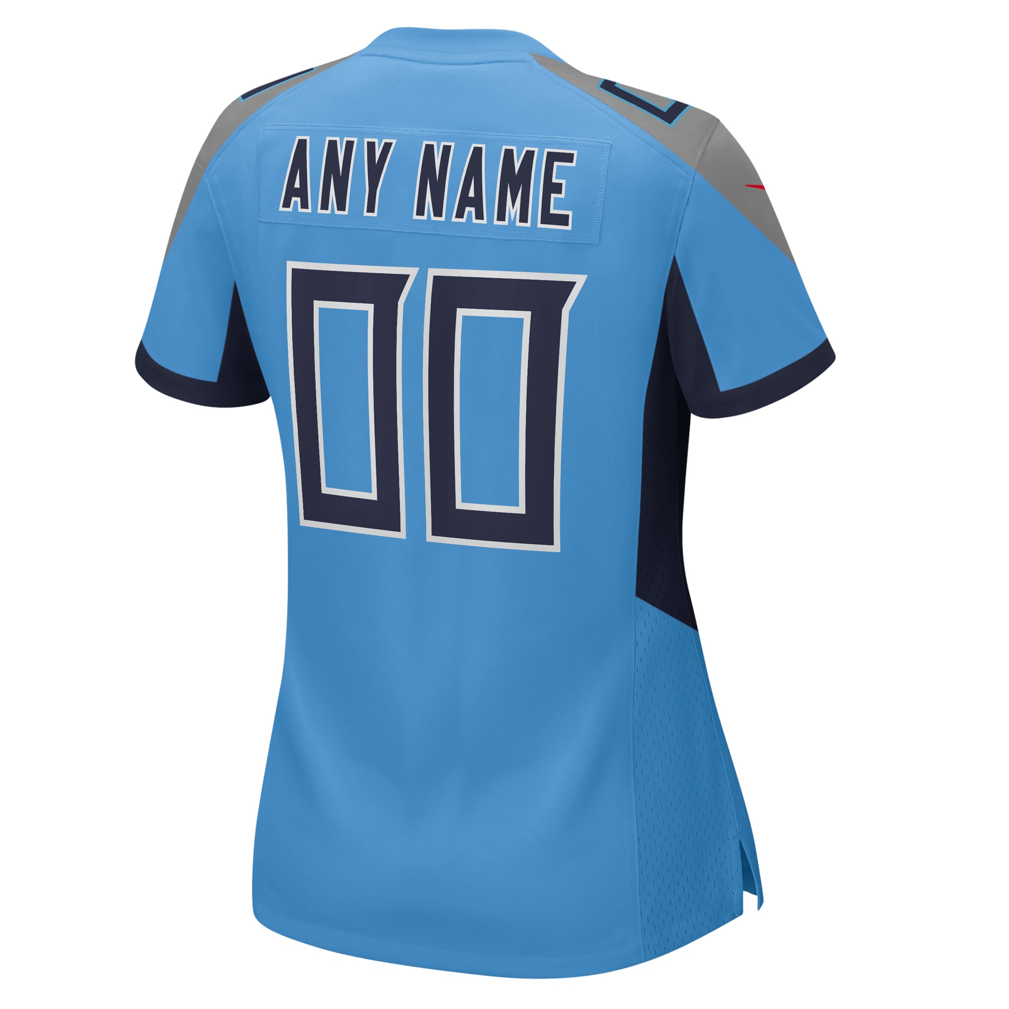 Women's Light Blue Tennessee Titans Alternate Custom Game Jersey JS5330 Saliibo - Image 3