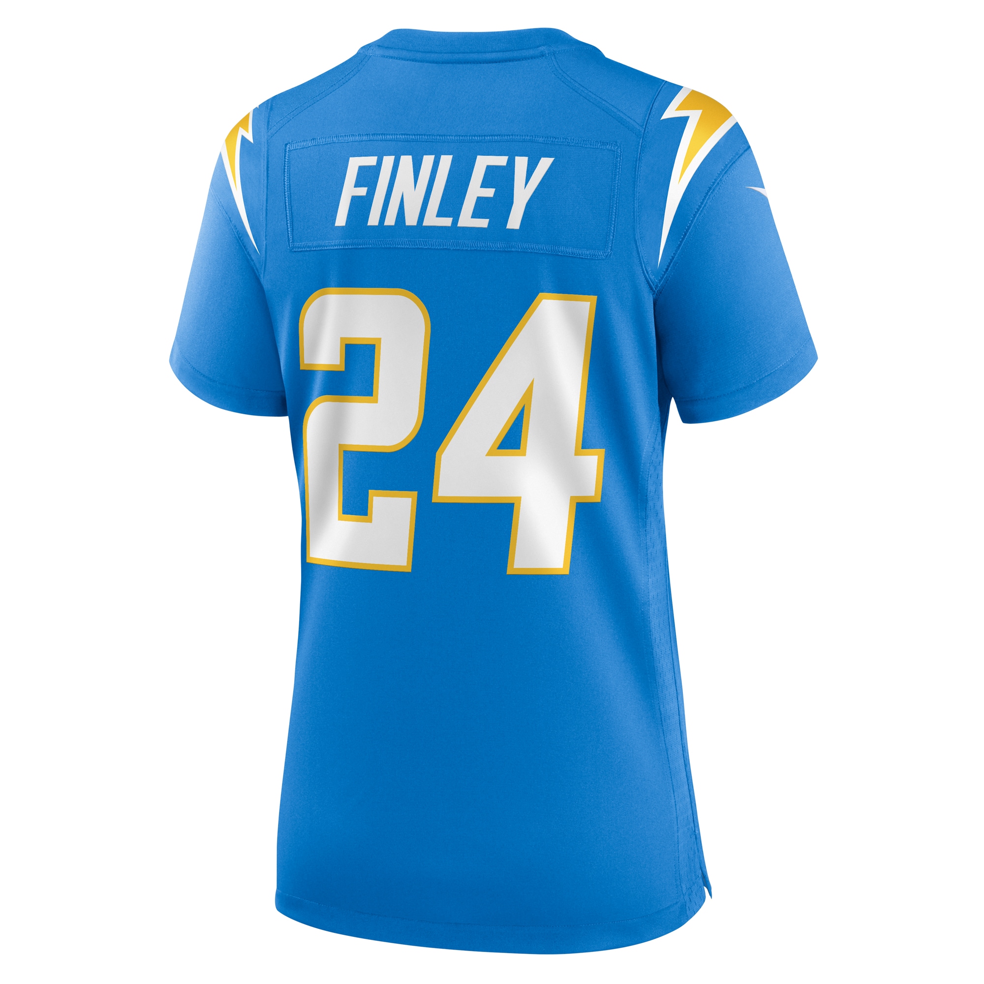 Women's Los Angeles Chargers AJ Finley Powder Blue Team Game Jersey JS1752 Saliibo - Image 3