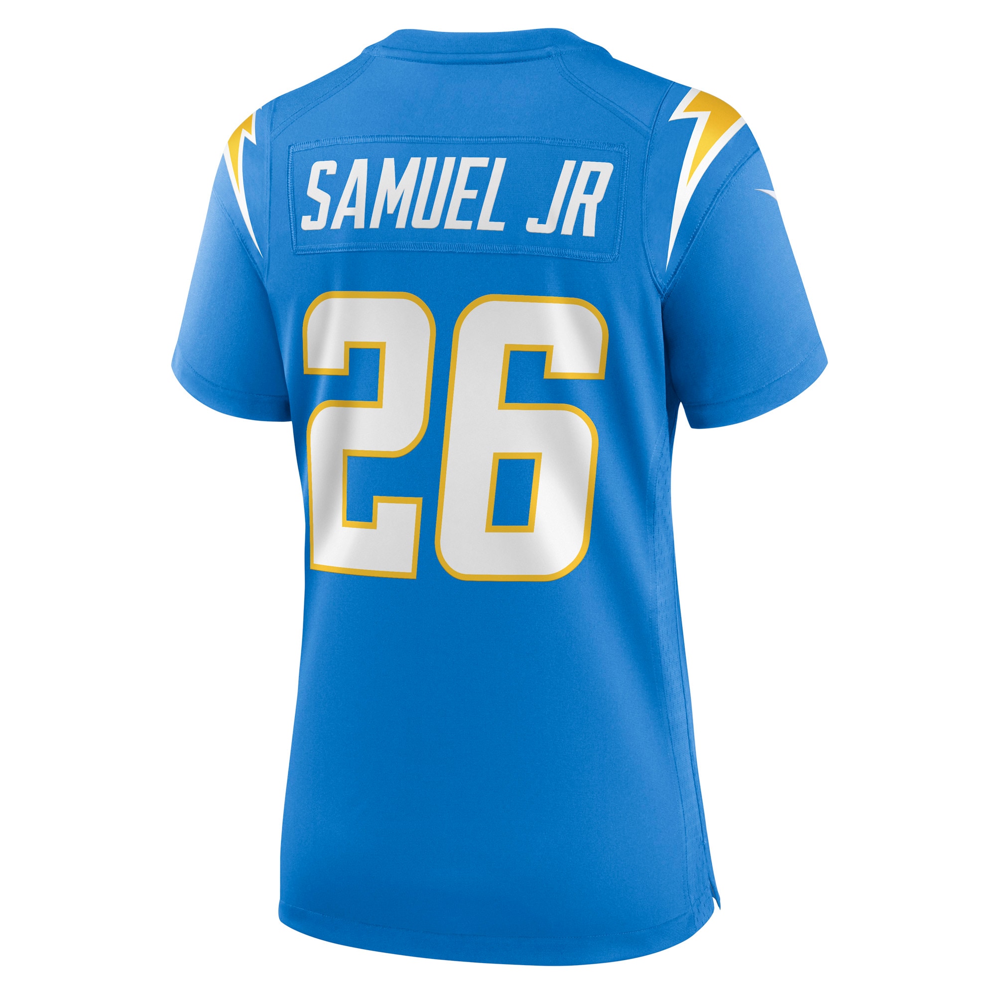 Women's Los Angeles Chargers Asante Samuel Jr. Powder Blue Game Player Jersey JS7588 Saliibo - Image 3