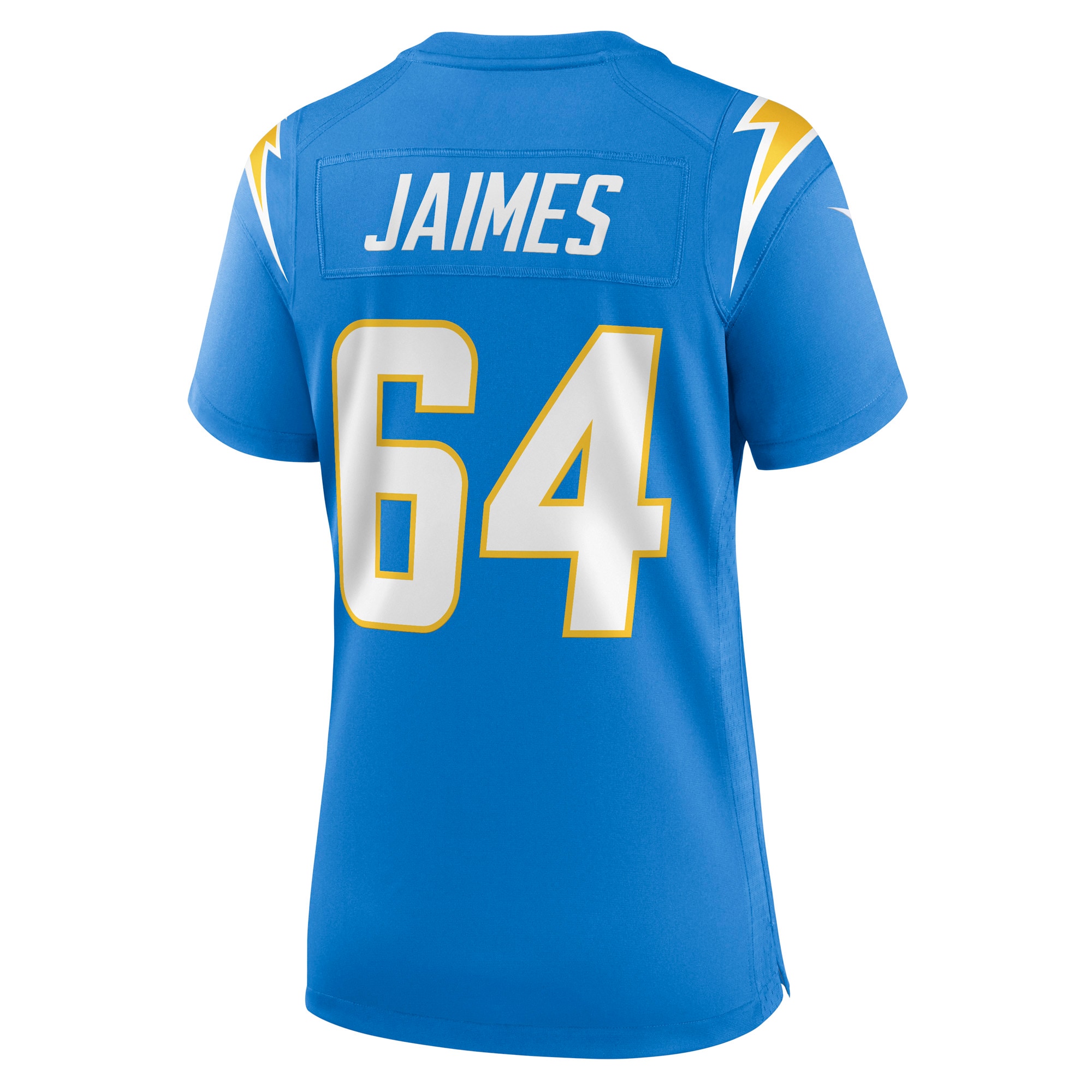 Women's Los Angeles Chargers Brenden Jaimes Powder Blue Game Jersey JS7727 Saliibo - Image 3