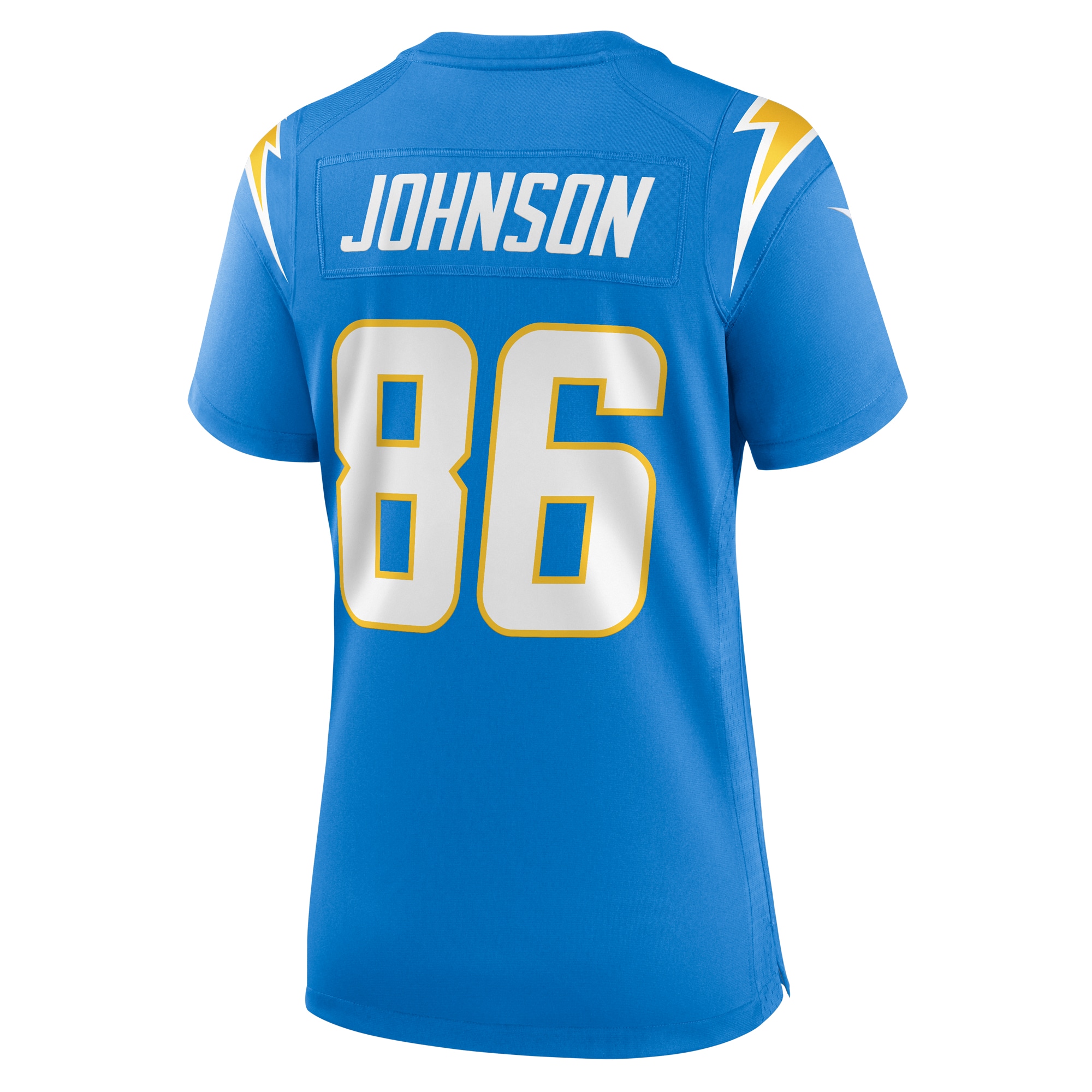 Women's Los Angeles Chargers Cornelius Johnson Powder Blue Game Jersey JS3529 Saliibo - Image 3